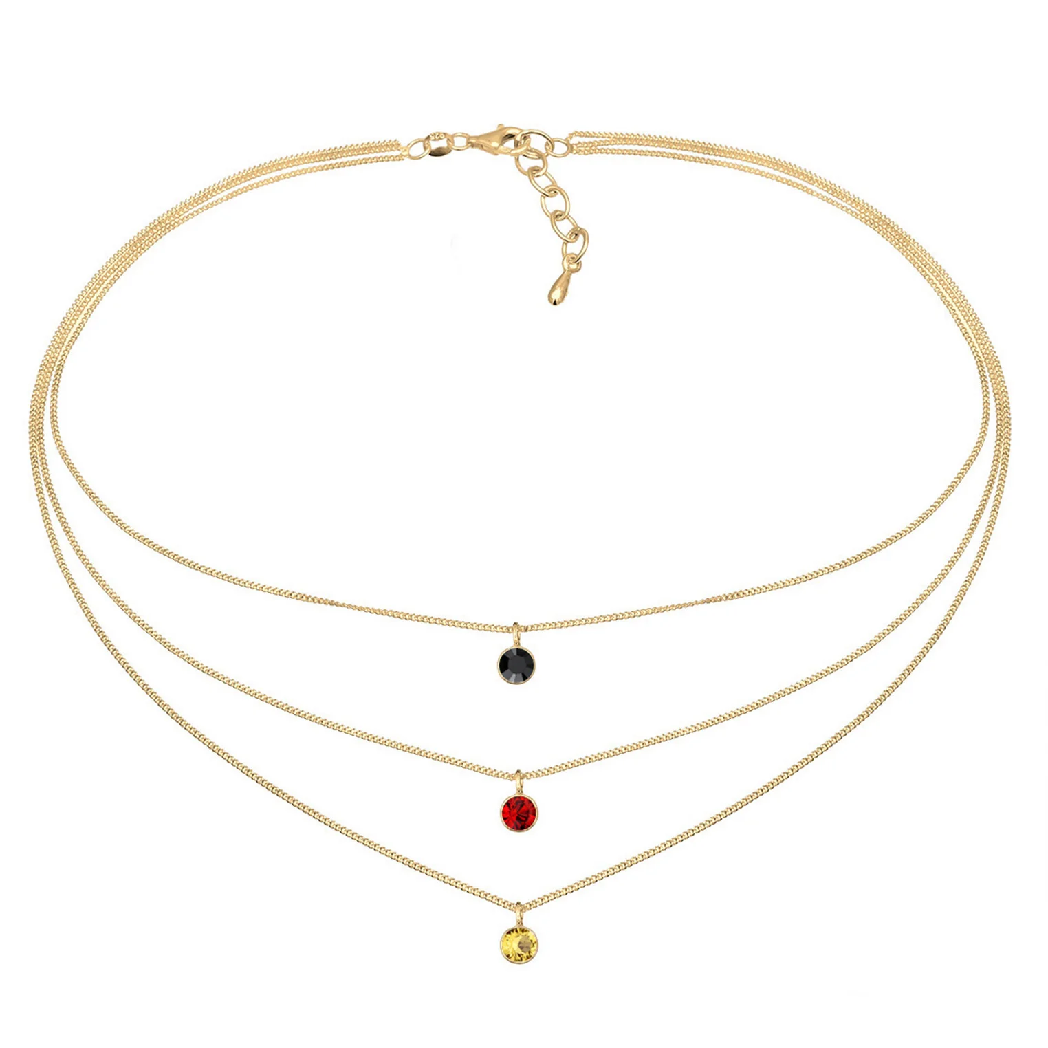 Elli 925 Sterling Silver Layered Choker 2004-BF-0007652-001 - Image 3