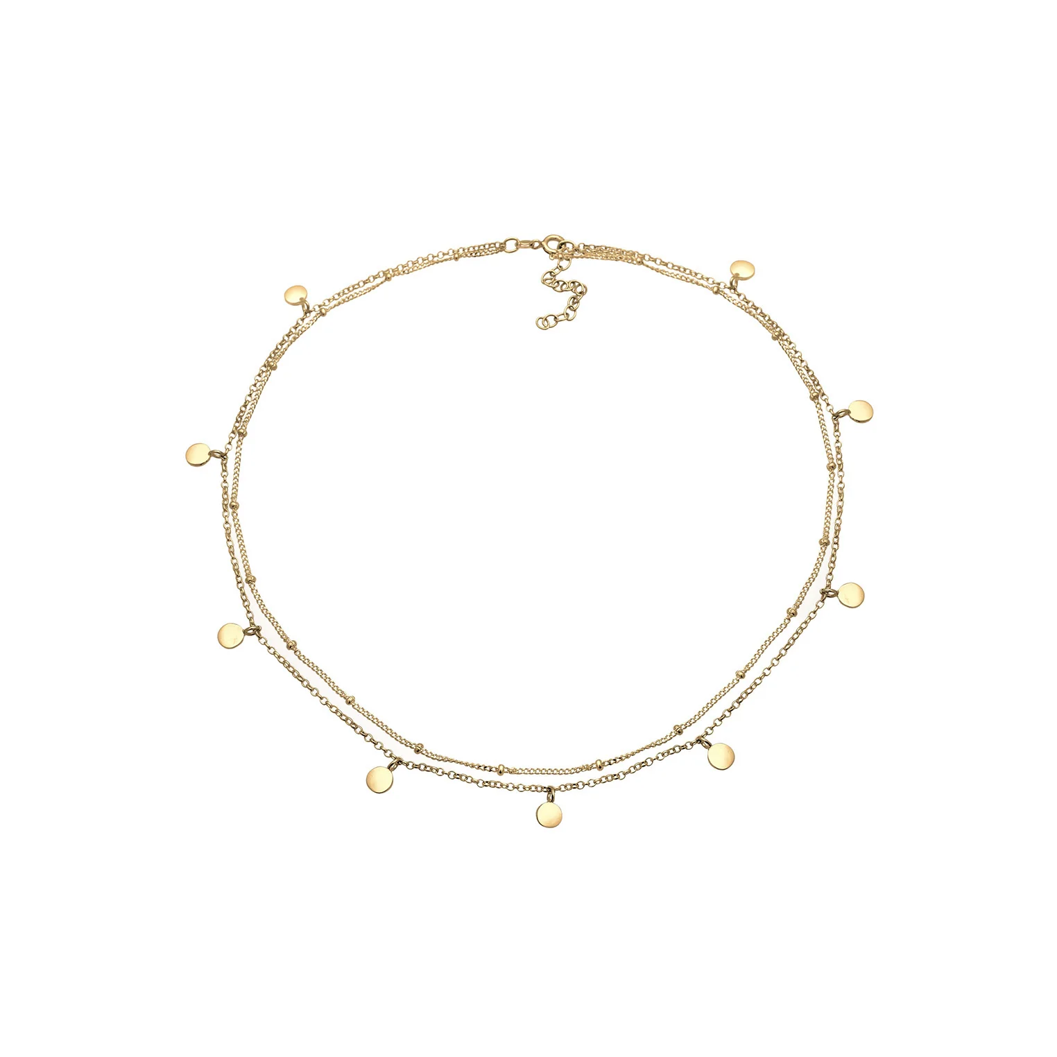Elli 925 Sterling Silver Layered Choker 2004-BF-0007753-001 - Image 3