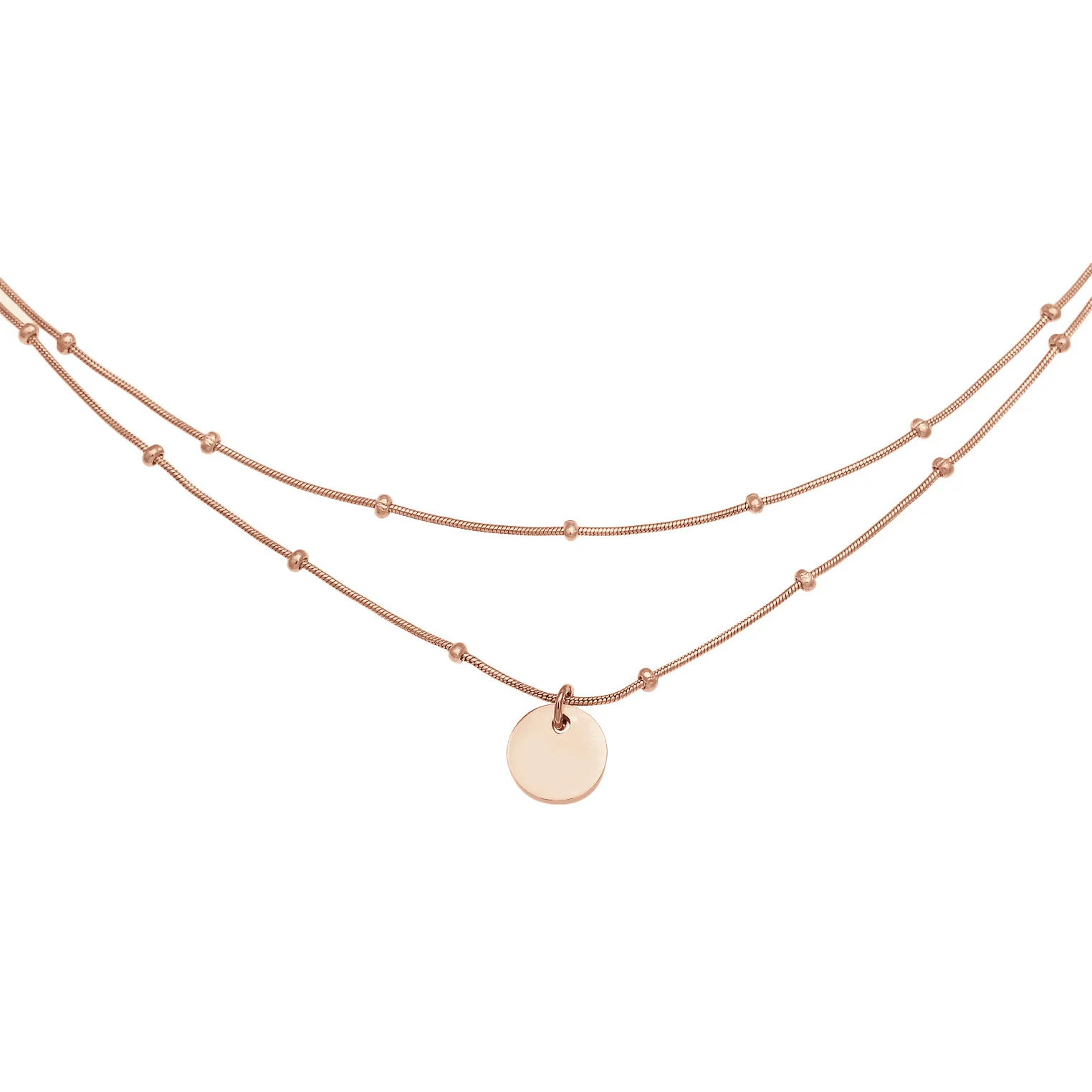 Elli 925 Sterling Silver Layered Choker 2004-BF-0008089-001 - Image 2