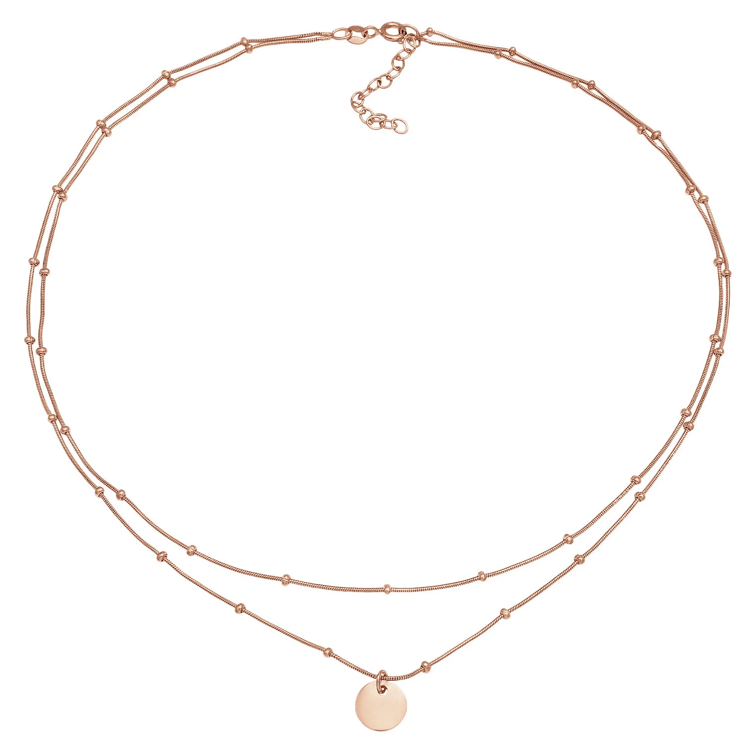 Elli 925 Sterling Silver Layered Choker 2004-BF-0008089-001 - Image 3