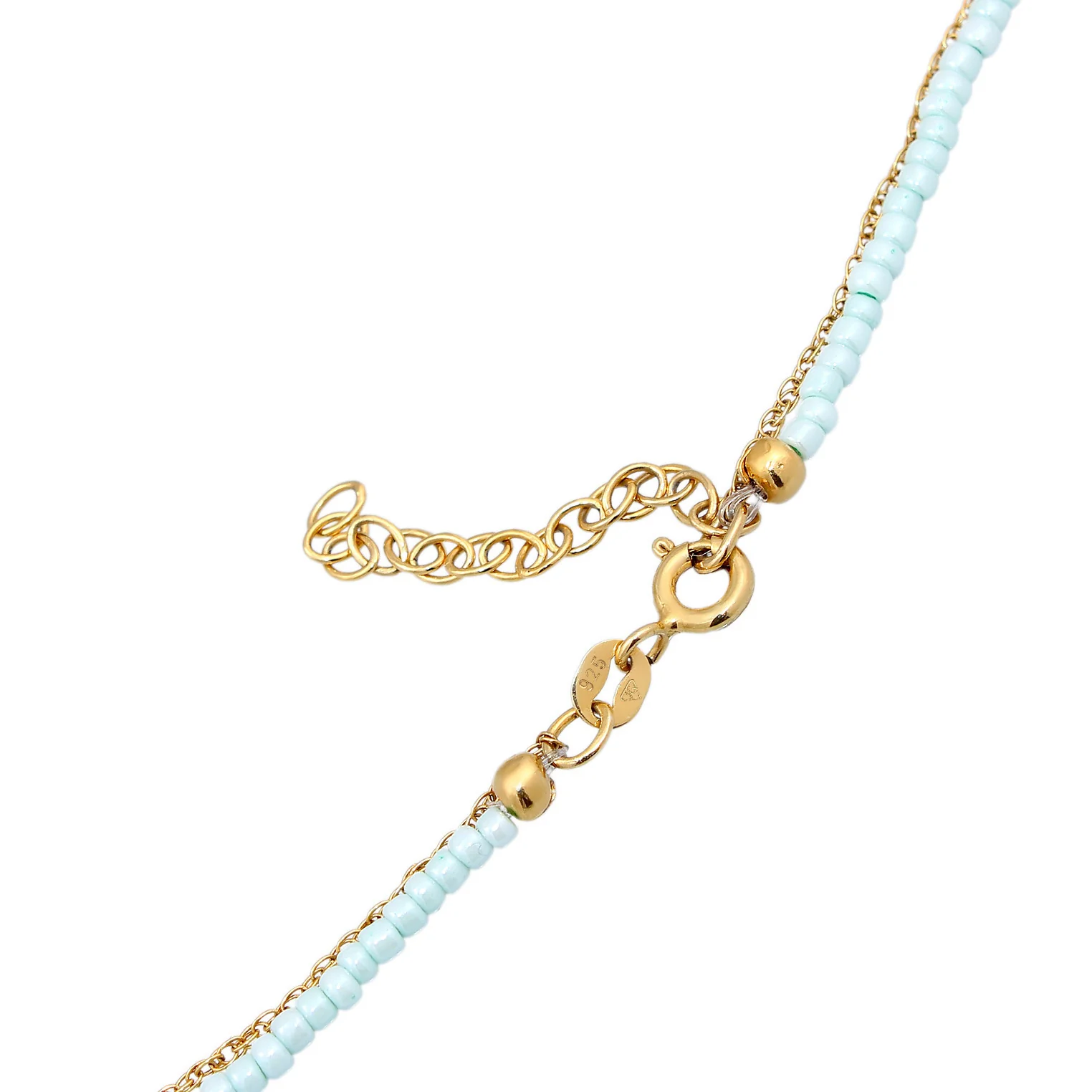 Elli 925 Sterling Silver Layered Choker Gold plated 2004-BF-0007906-001 - Image 5
