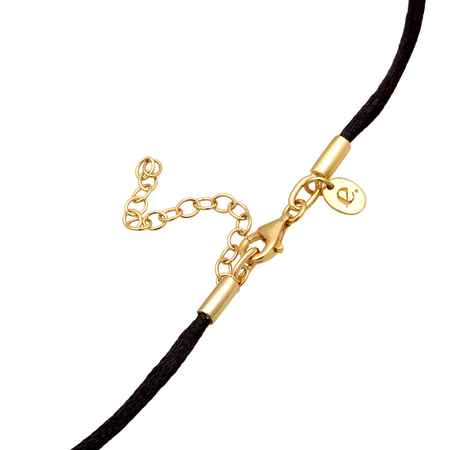 Elli 925 Sterling Silver Layered Choker Gold plated with Moonstone 2004-BF-0008265-001 - Image 4