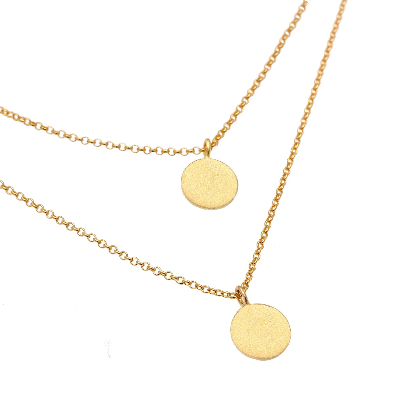Elli 925 Sterling Silver Layered Choker with Coin 2004-BF-0007784-001 - Image 4