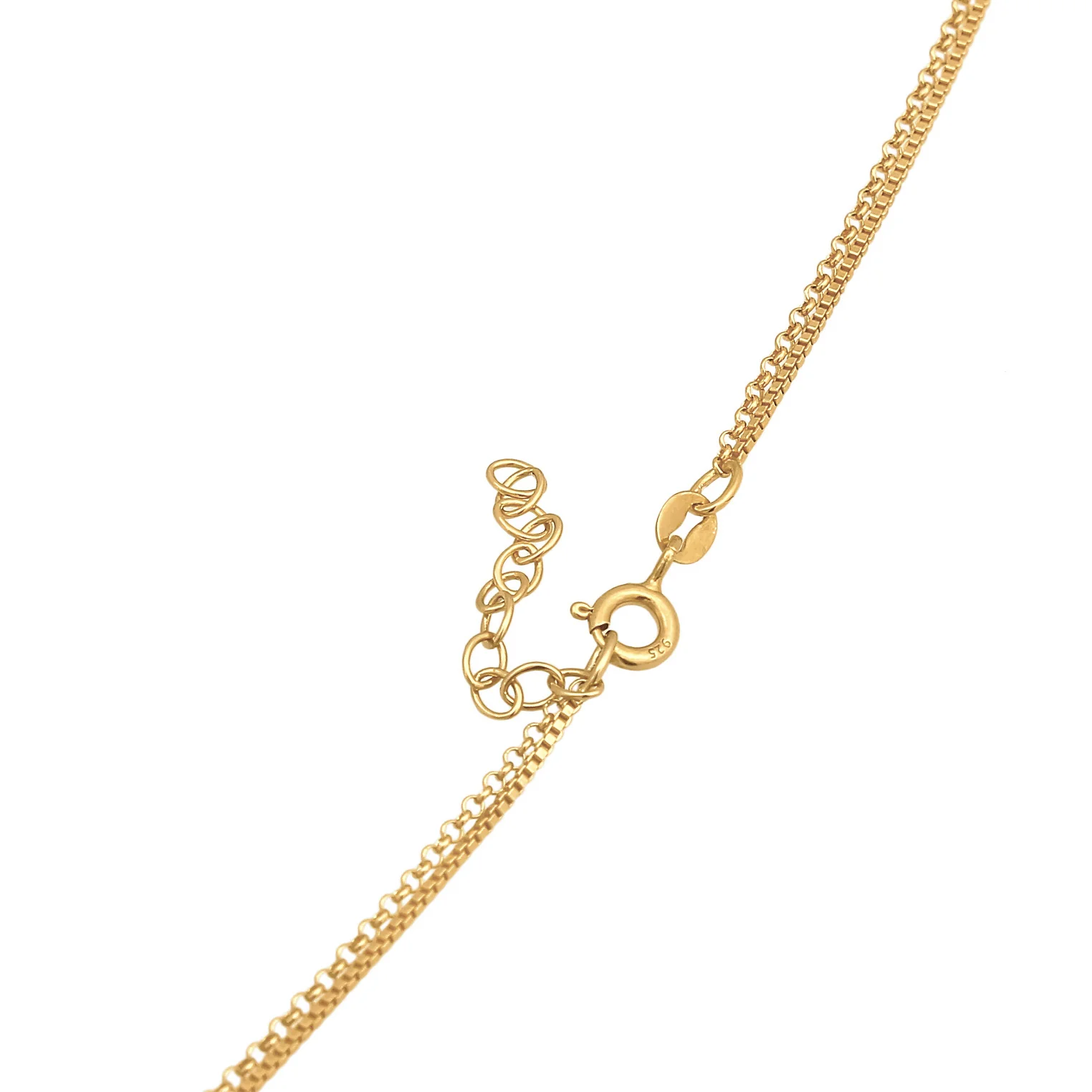 Elli 925 Sterling Silver Layered Coin Necklace with Zirconia 2004-BF-0008196-001 - Image 5