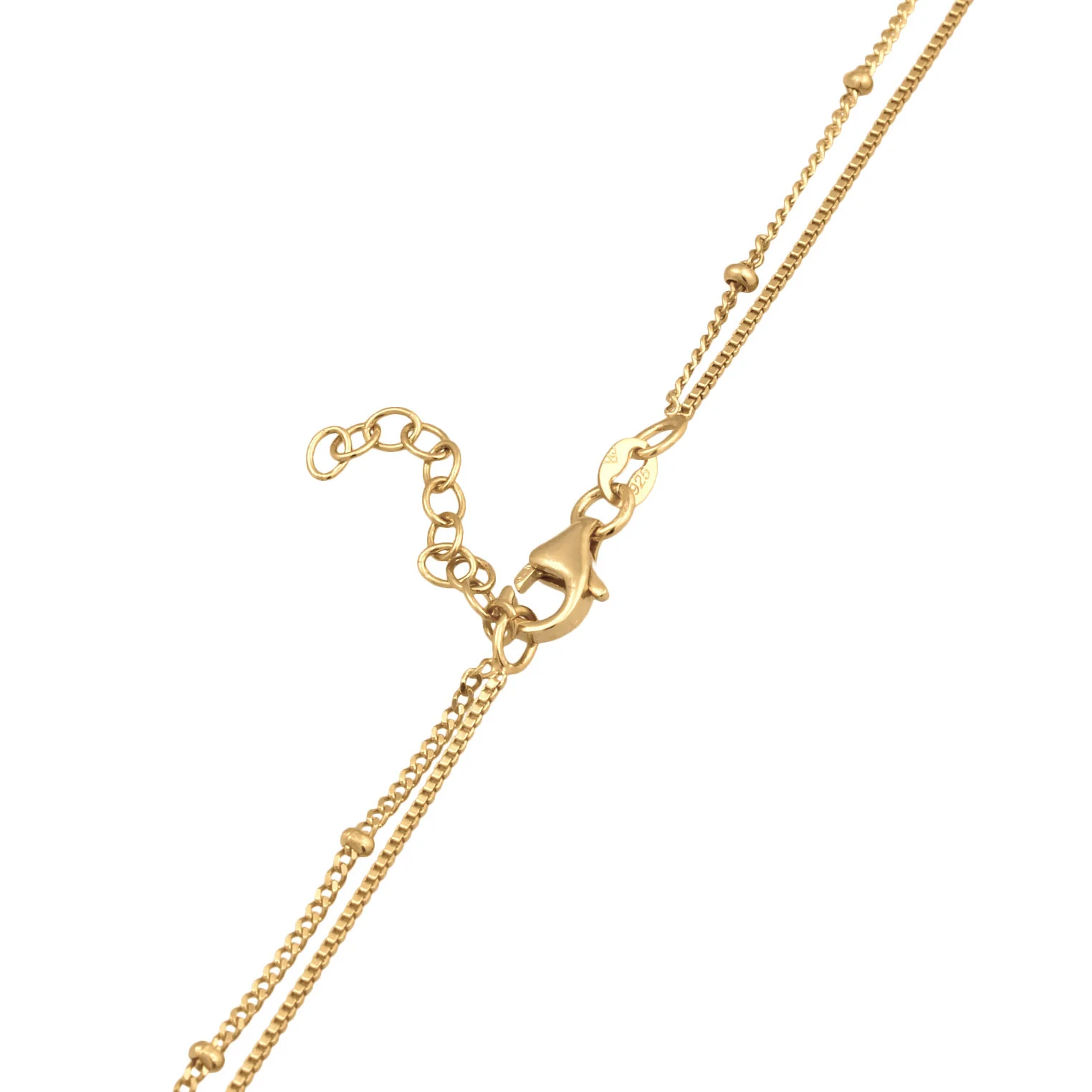 Elli 925 Sterling Silver Layered Link Chain Necklace 2004-BF-0008210-001 - Image 5