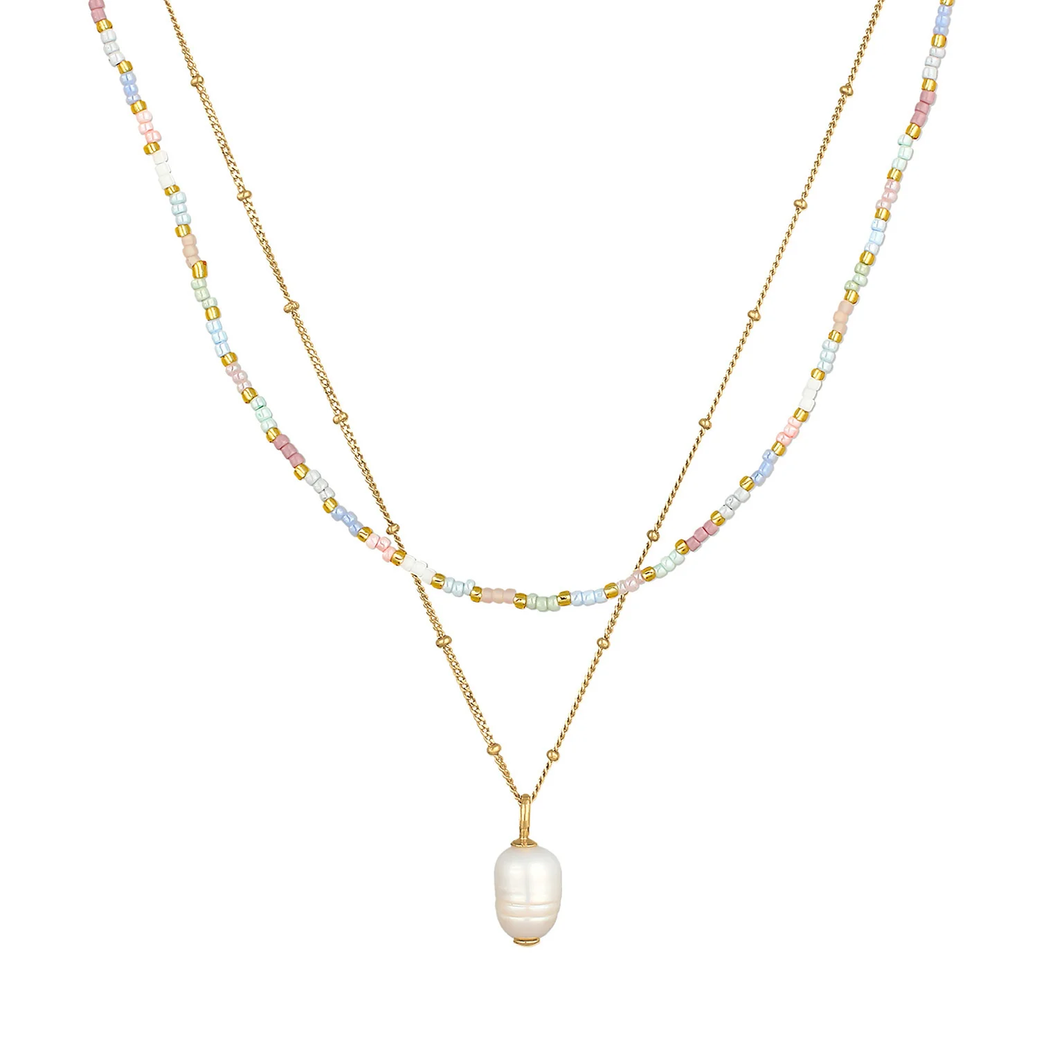 Elli 925 Sterling Silver Layered with Pearl 2004-BF-0008209-001 - Image 2