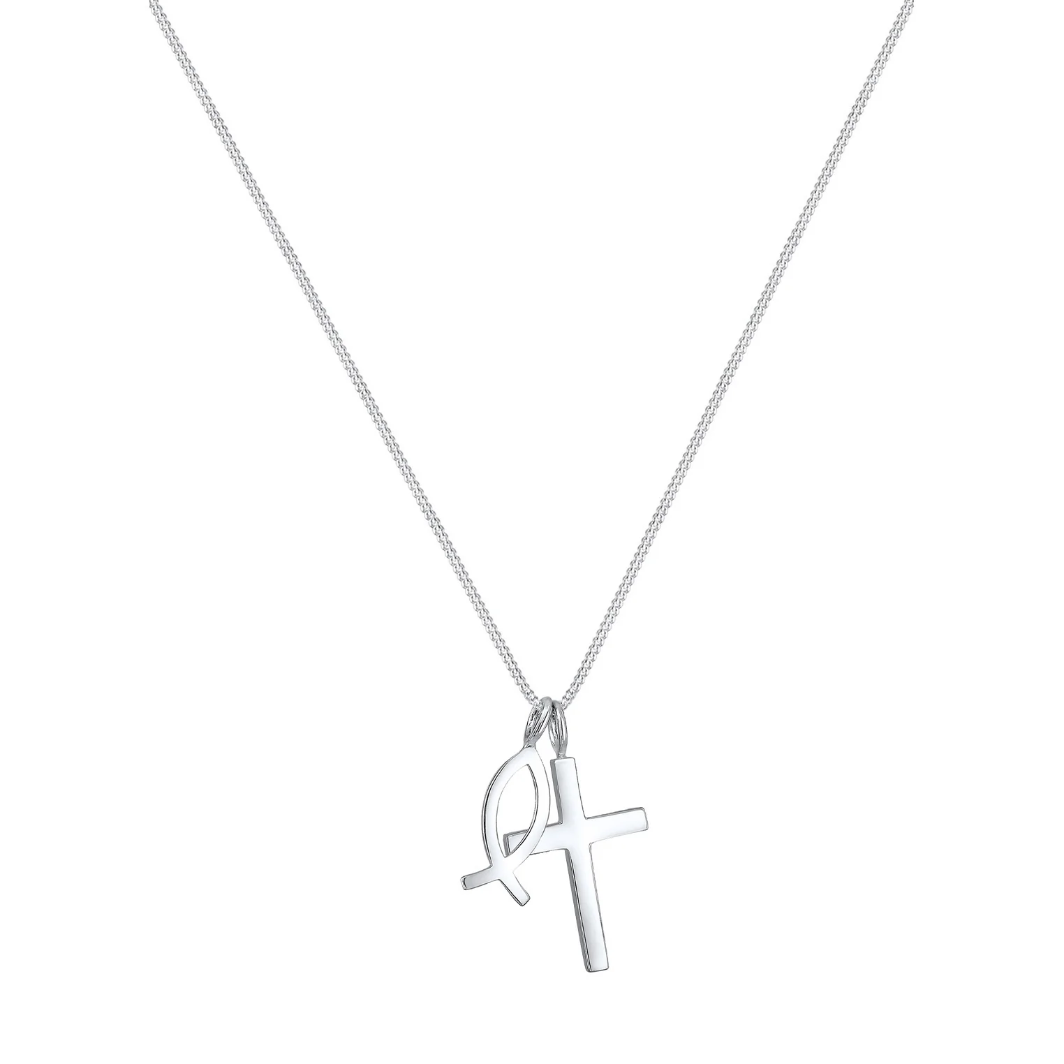 Elli 925 Sterling Silver Link Chain Necklace 2004-BF-0007705-002 - Image 2