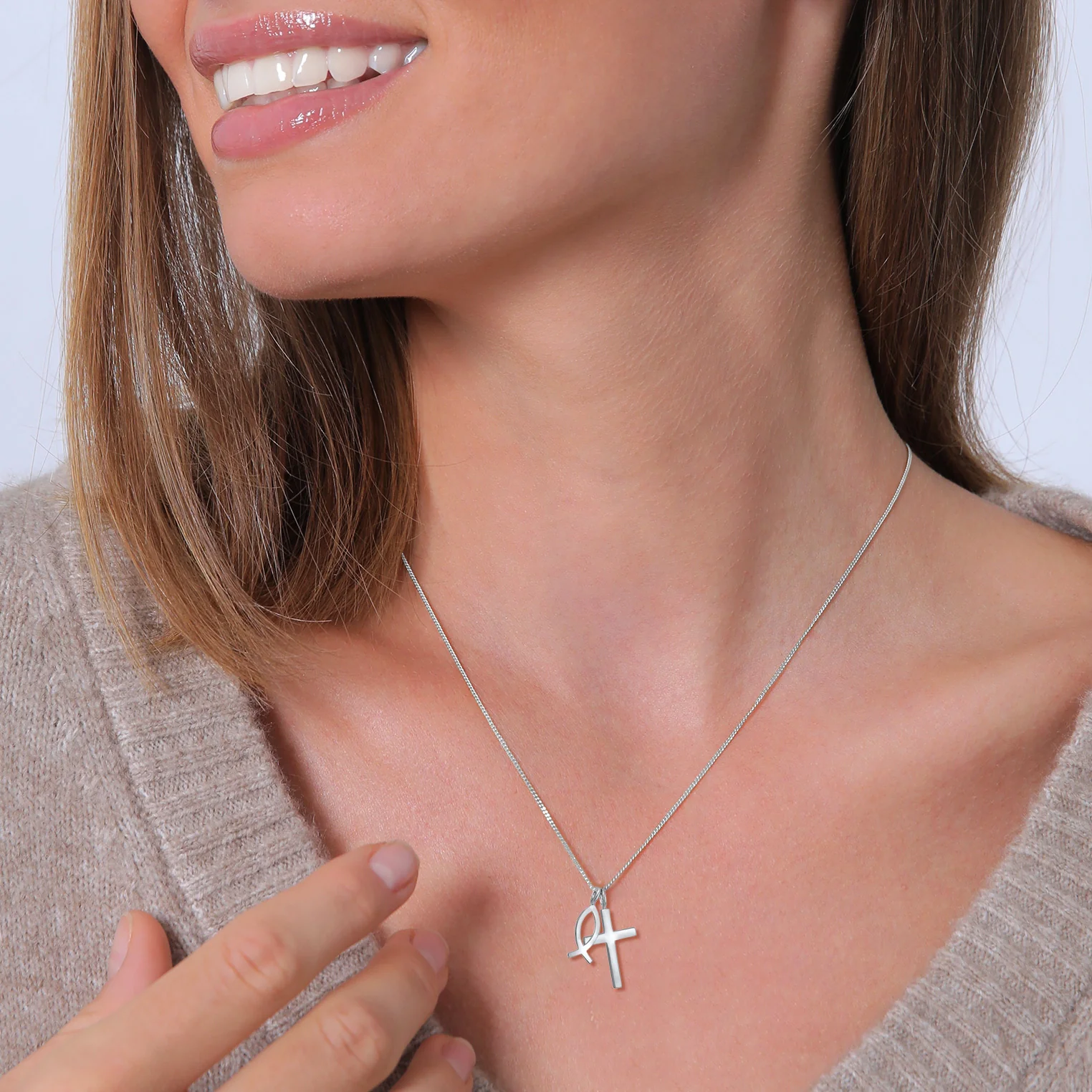 Elli 925 Sterling Silver Link Chain Necklace 2004-BF-0007705-002 - Image 6