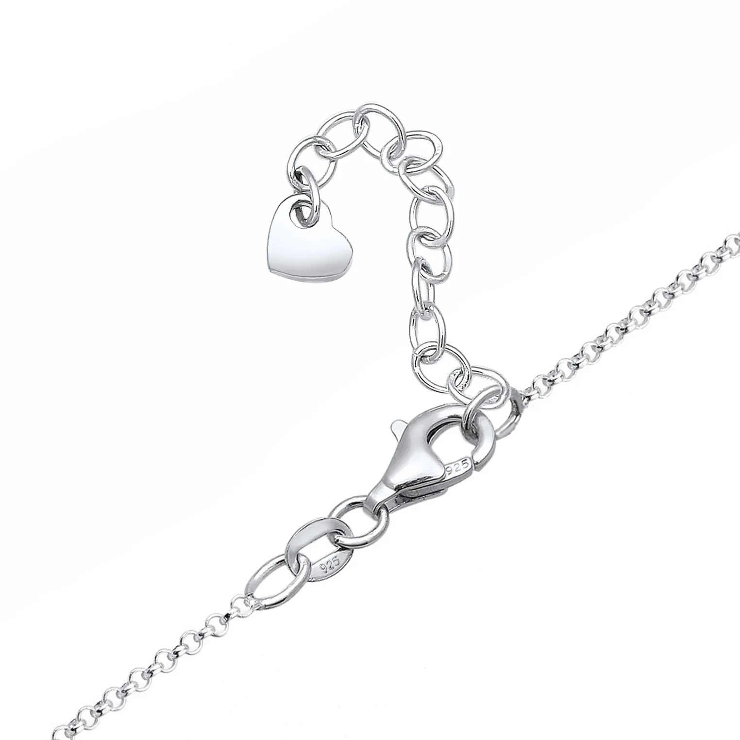 Elli 925 Sterling Silver Link Chain Necklace 2004-BF-0007711-001 - Image 3