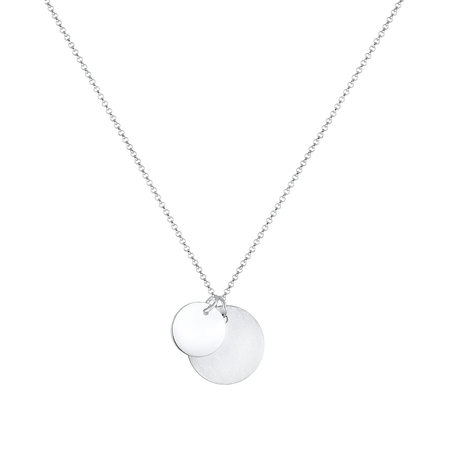 Elli 925 Sterling Silver Link Chain Necklace 2004-BF-0007729-001 - Image 2
