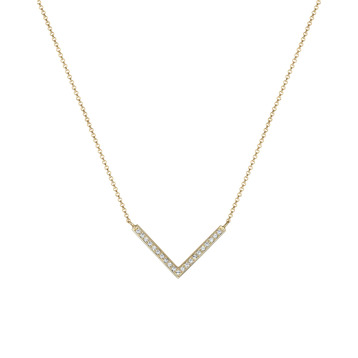Elli 925 Sterling Silver Link Chain Necklace 2004-BF-0008014-001 - Image 2