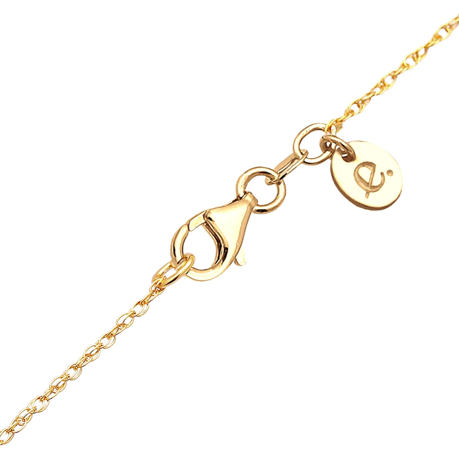Elli 925 Sterling Silver Link Chain Necklace with Gemstone 2004-BF-0007768-001 - Image 5