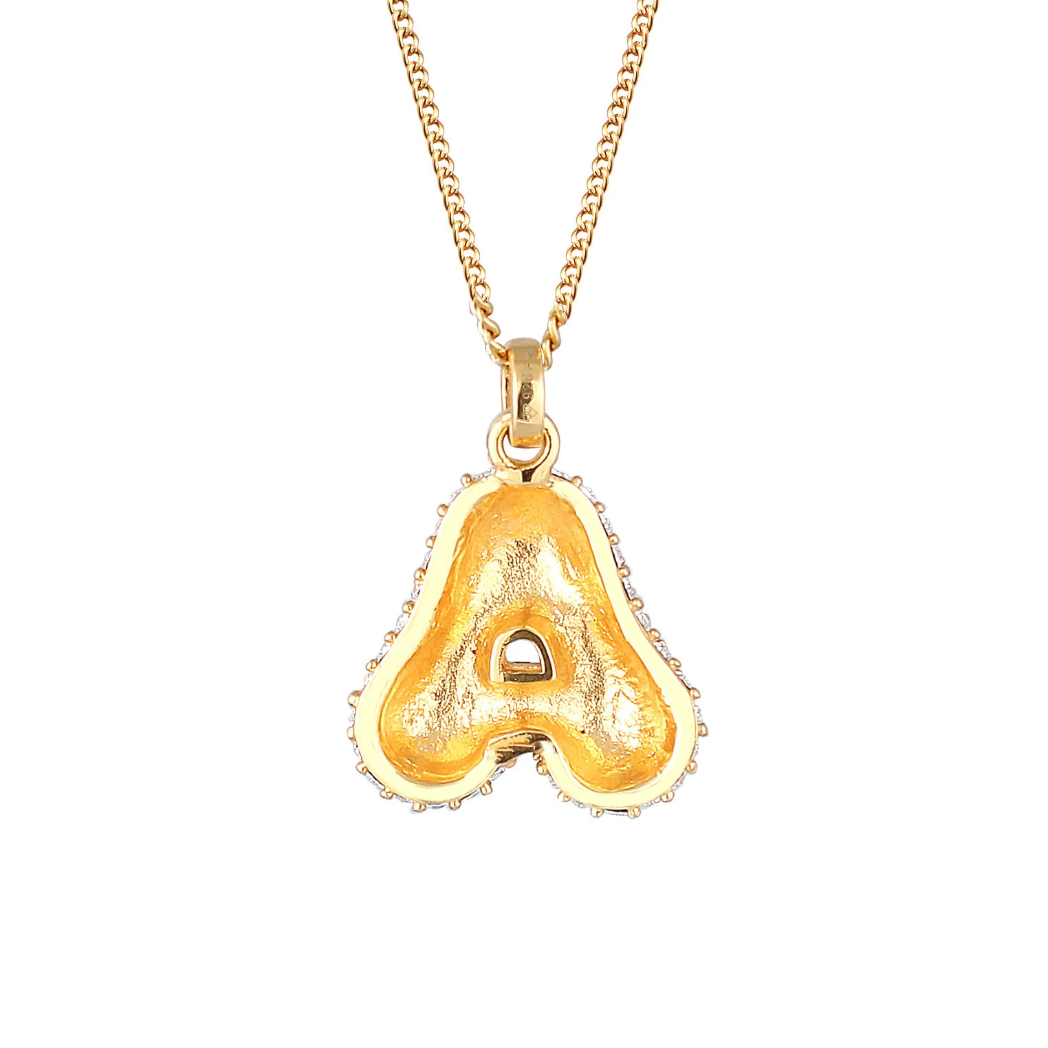 Elli 925 Sterling Silver Necklace Gold plated 2004-BF-0008260-001 - Image 3