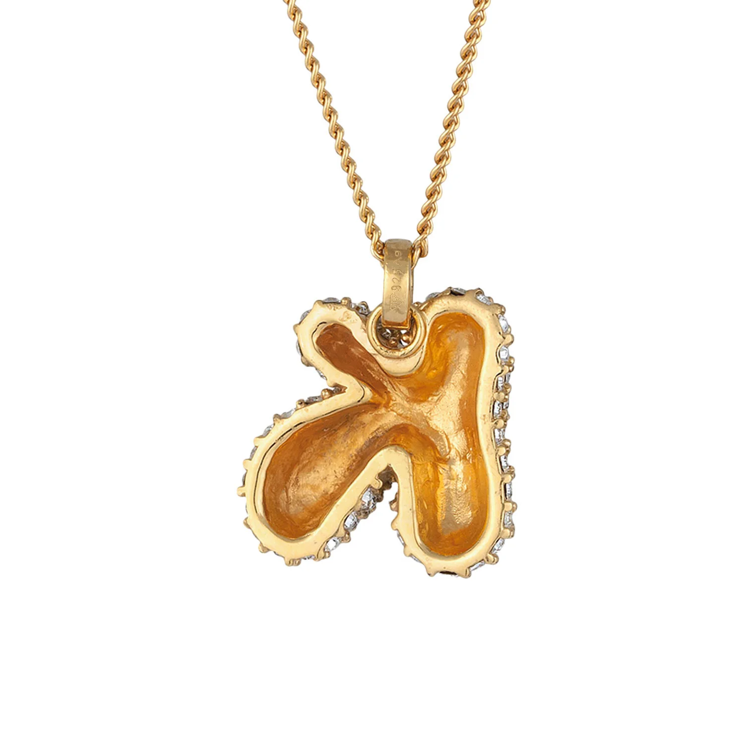 Elli 925 Sterling Silver Necklace Gold plated 2004-BF-0008273-001 - Image 3