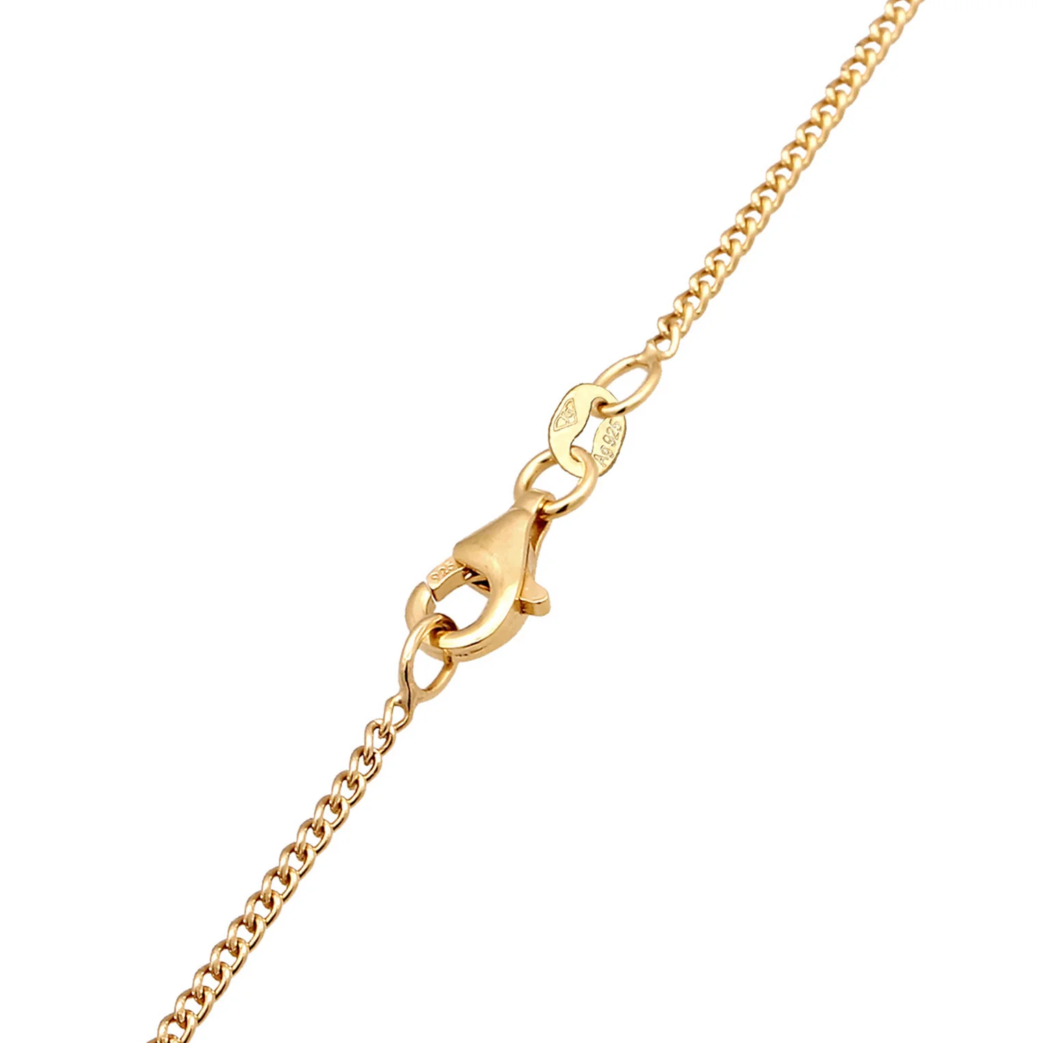 Elli 925 Sterling Silver Necklace Gold plated 2004-BF-0008273-001 - Image 4