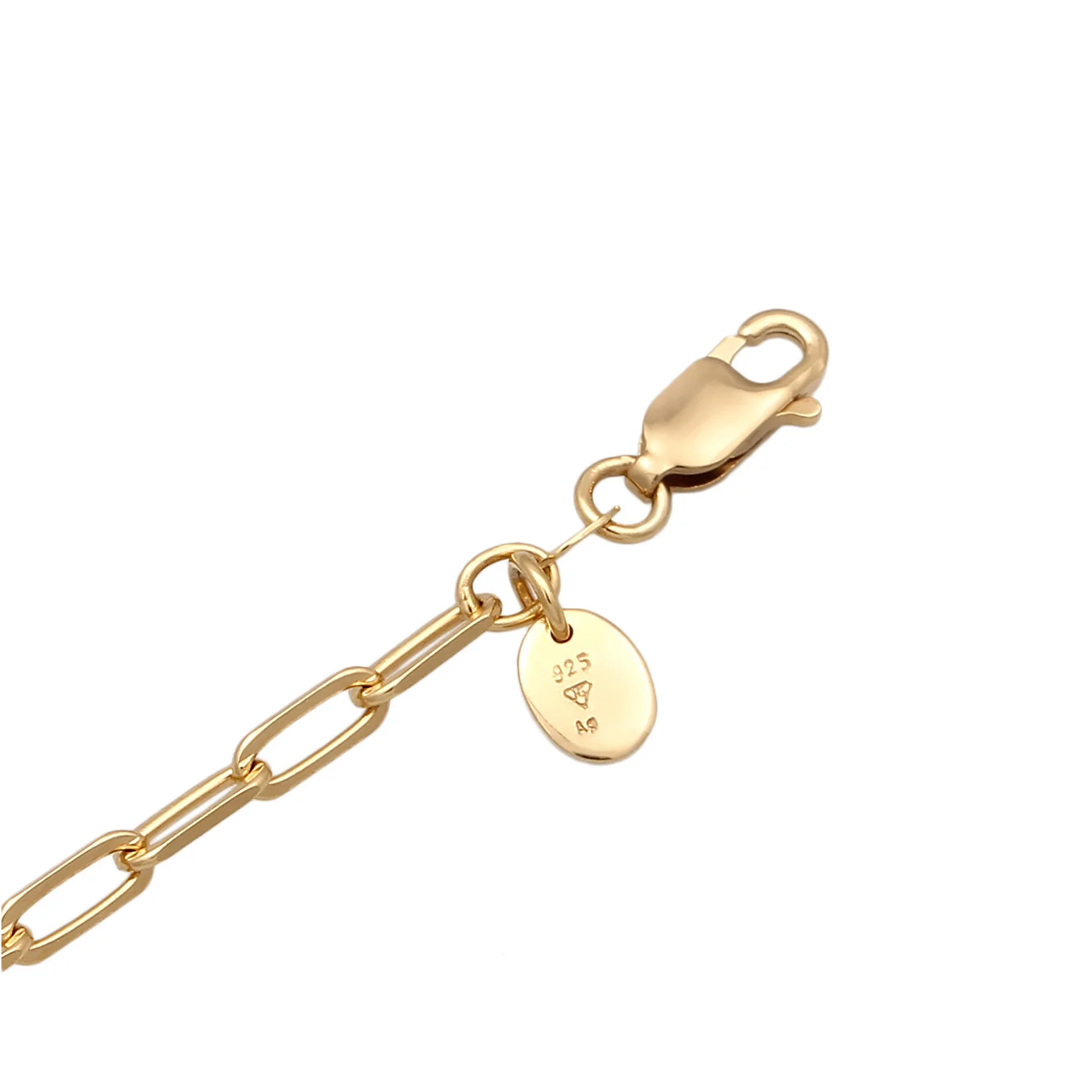 Elli 925 Sterling Silver Necklace Gold plated with Quartz 2004-BF-0008133-001 - Image 4