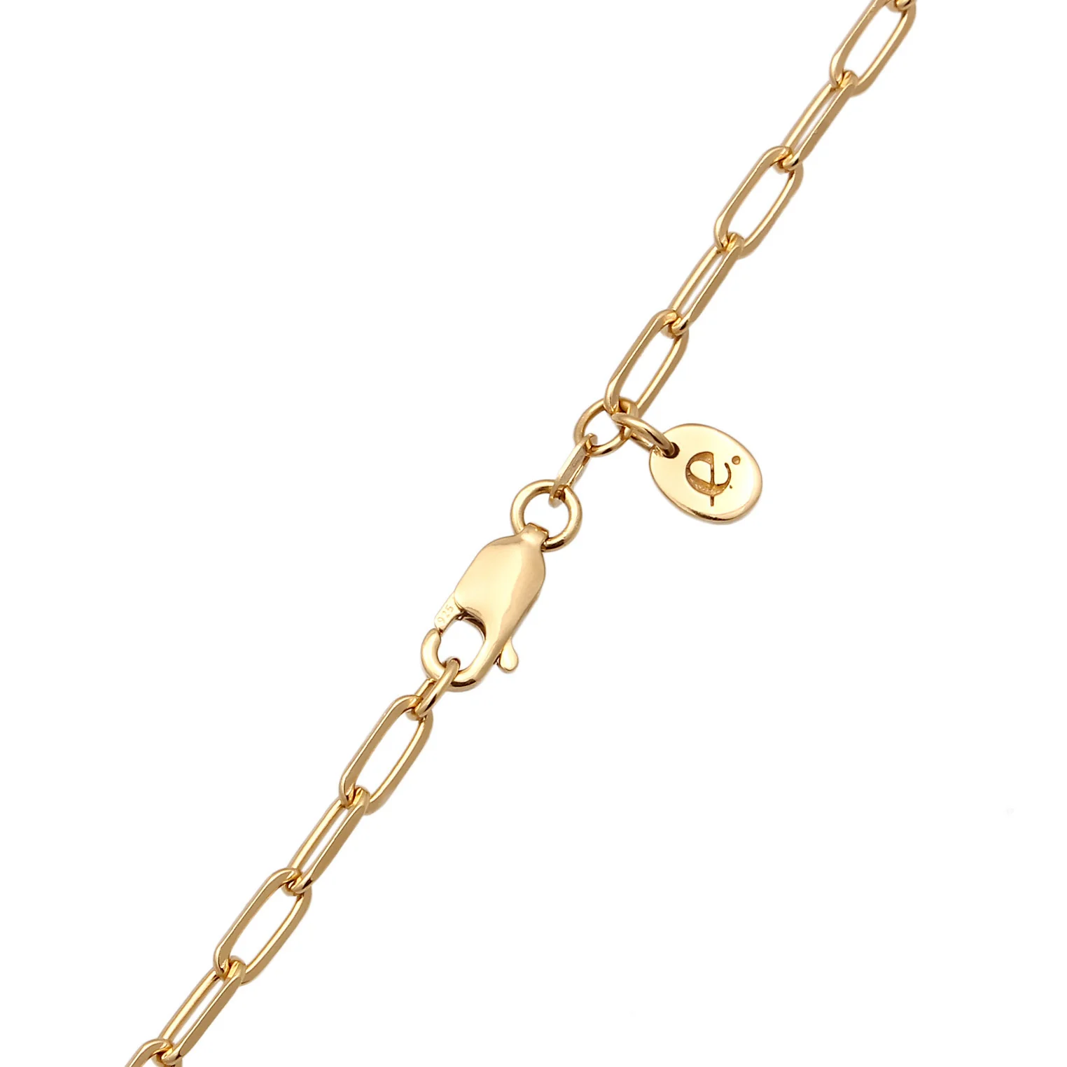 Elli 925 Sterling Silver Necklace Gold plated with Quartz 2004-BF-0008133-001 - Image 5