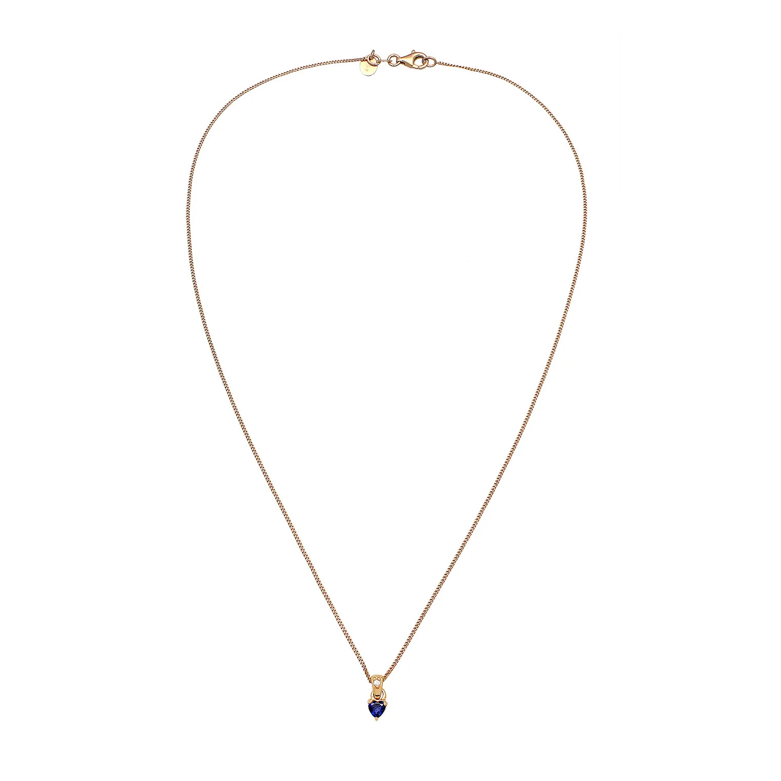 Elli 925 Sterling Silver Necklace with Diamond (0.004 ct) 2004-BF-0008123-001 - Image 2
