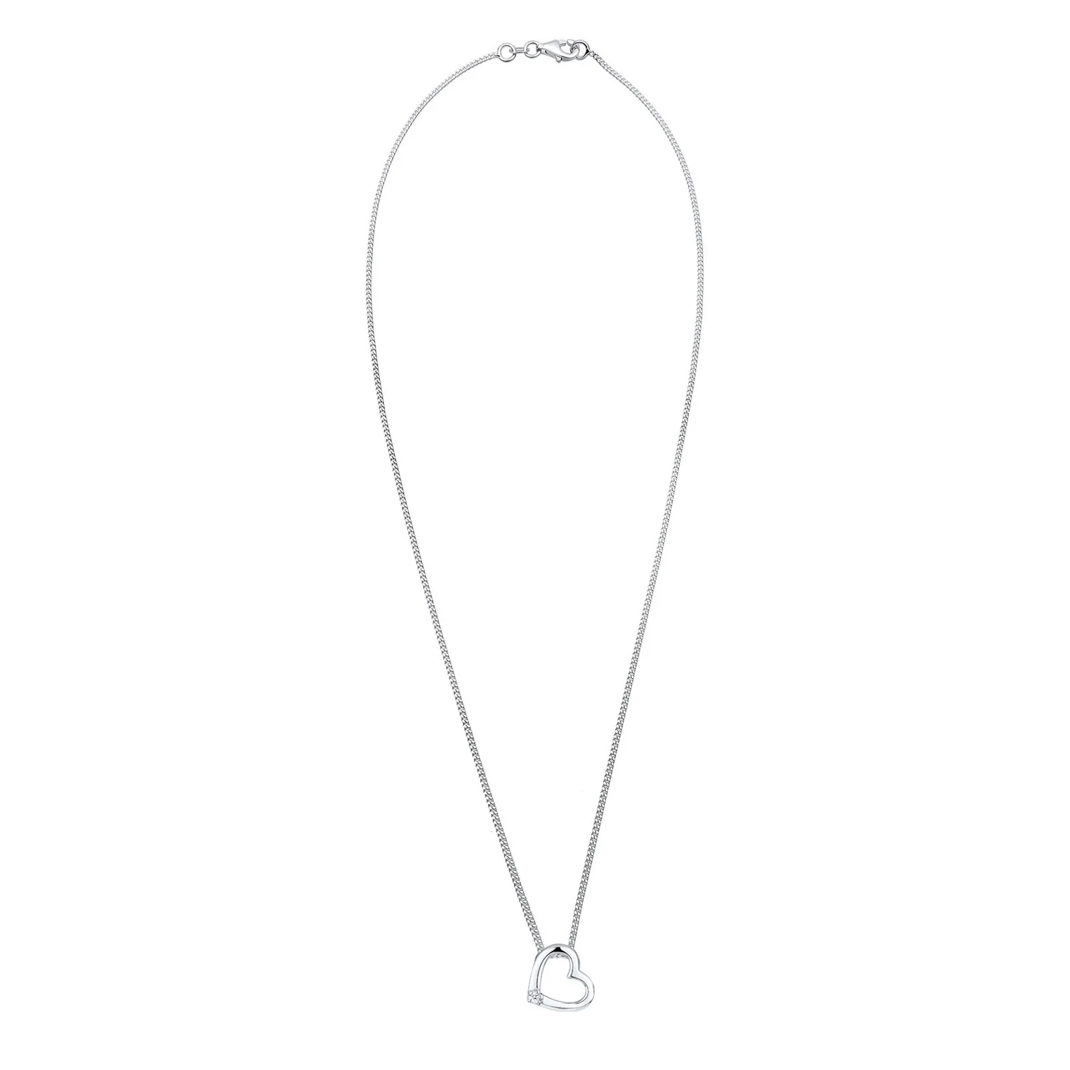 Elli 925 Sterling Silver Necklace with Diamond (0.015 ct) 2004-BF-0007687-001 - Image 3