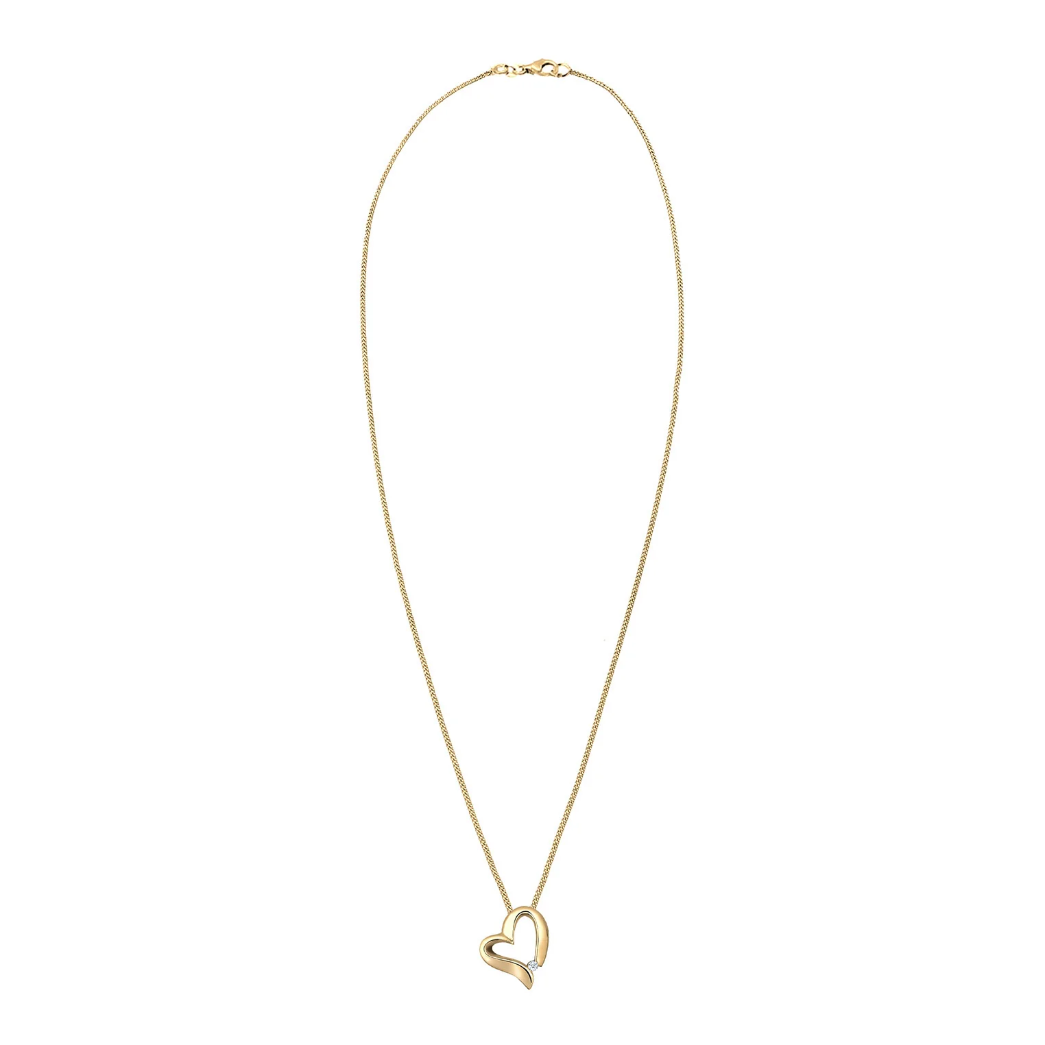 Elli 925 Sterling Silver Necklace with Diamond (0.015 ct) 2004-BF-0008004-001 - Image 3