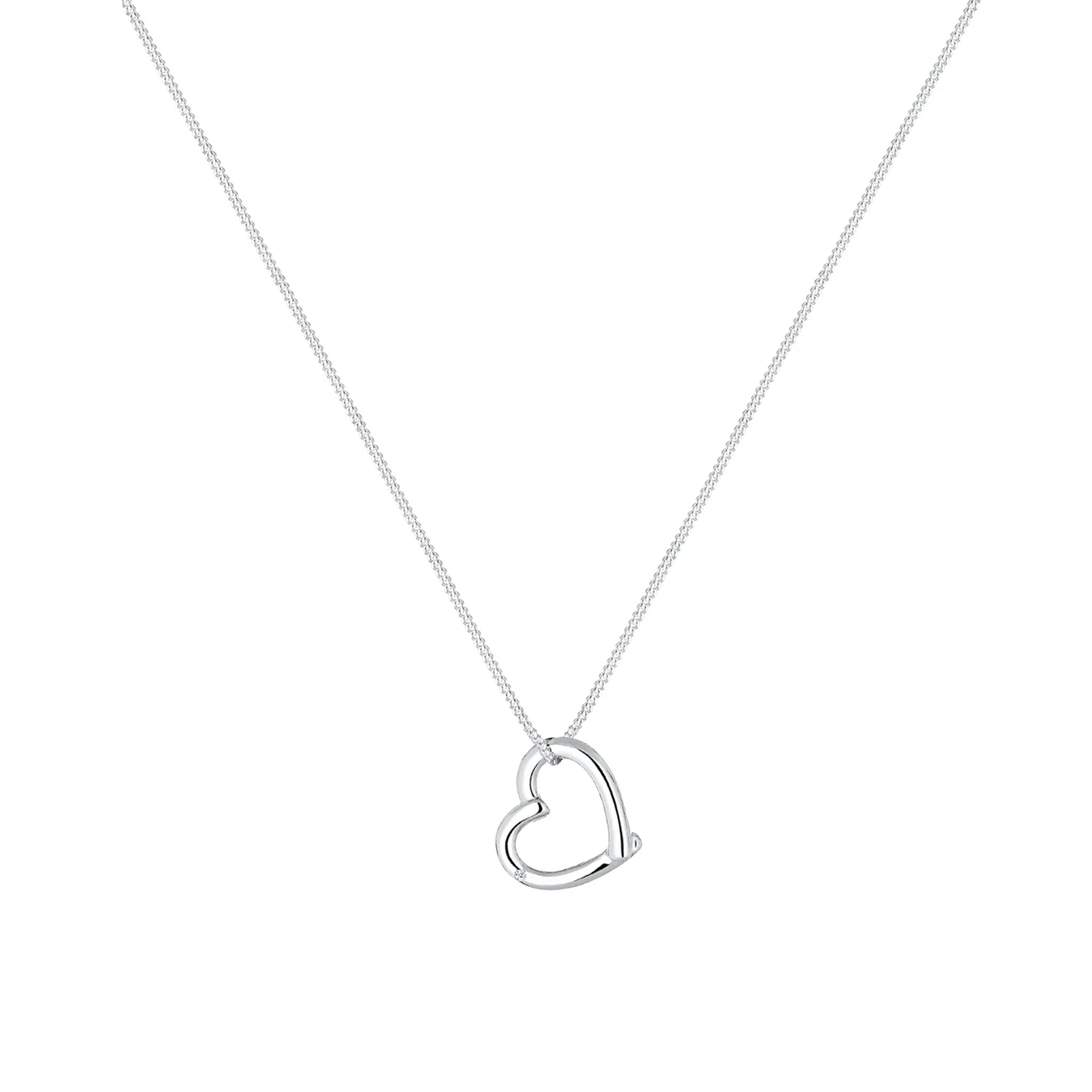 Elli 925 Sterling Silver Necklace with Diamond (0.015 ct) 2004-BF-0008007-001 - Image 2