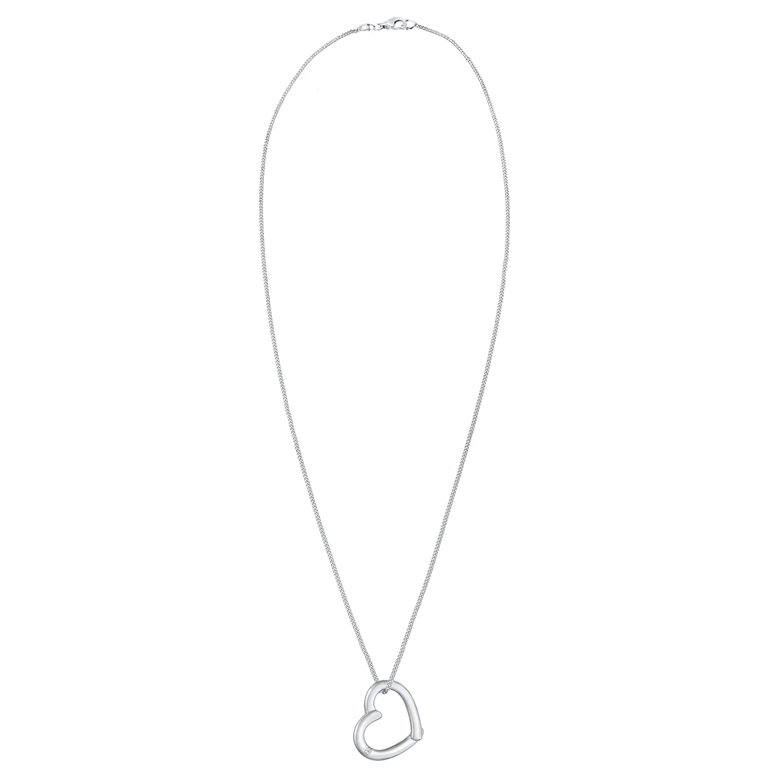 Elli 925 Sterling Silver Necklace with Diamond (0.015 ct) 2004-BF-0008007-001 - Image 3