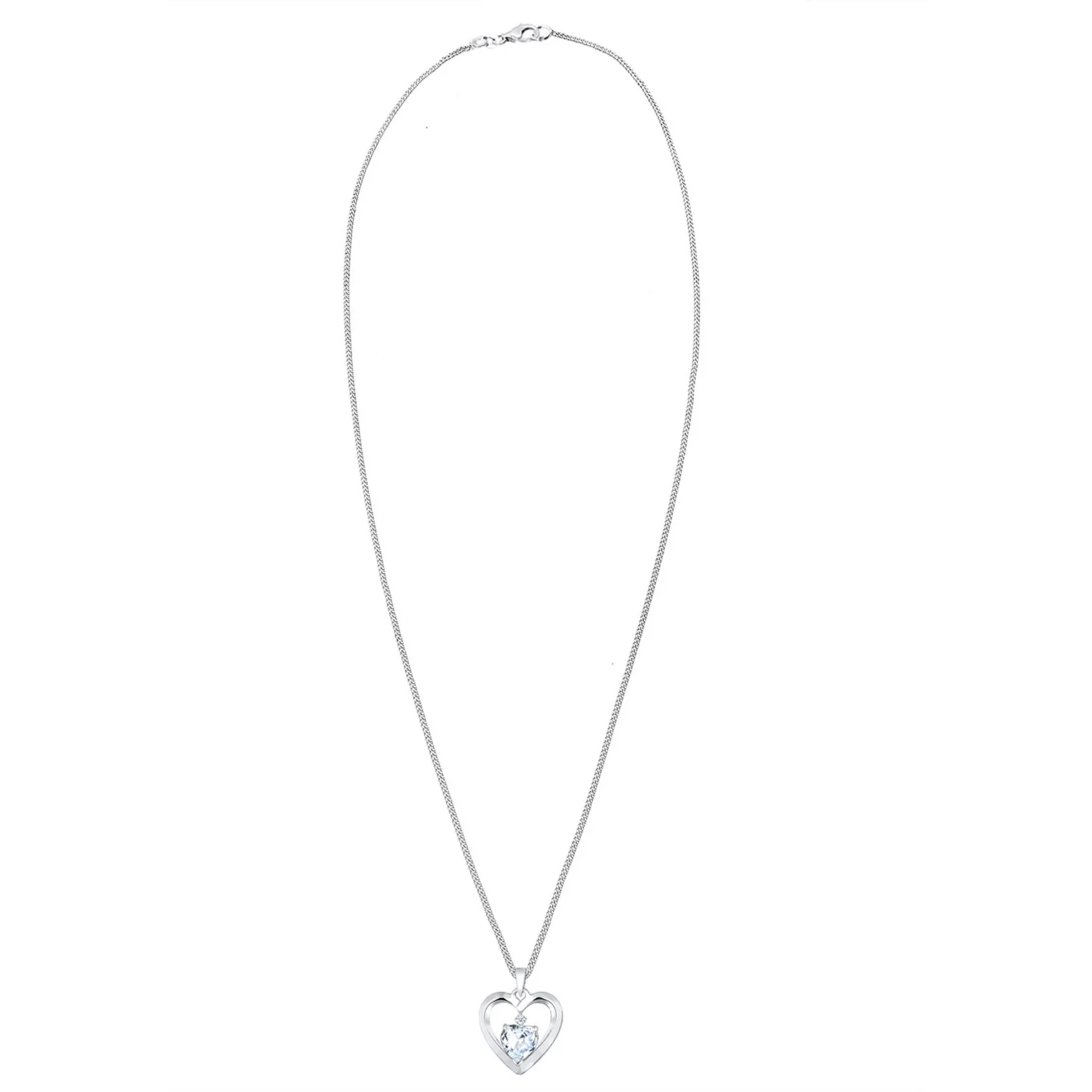 Elli 925 Sterling Silver Necklace with Diamond (0.015 ct) 2004-BF-0008032-001 - Image 3