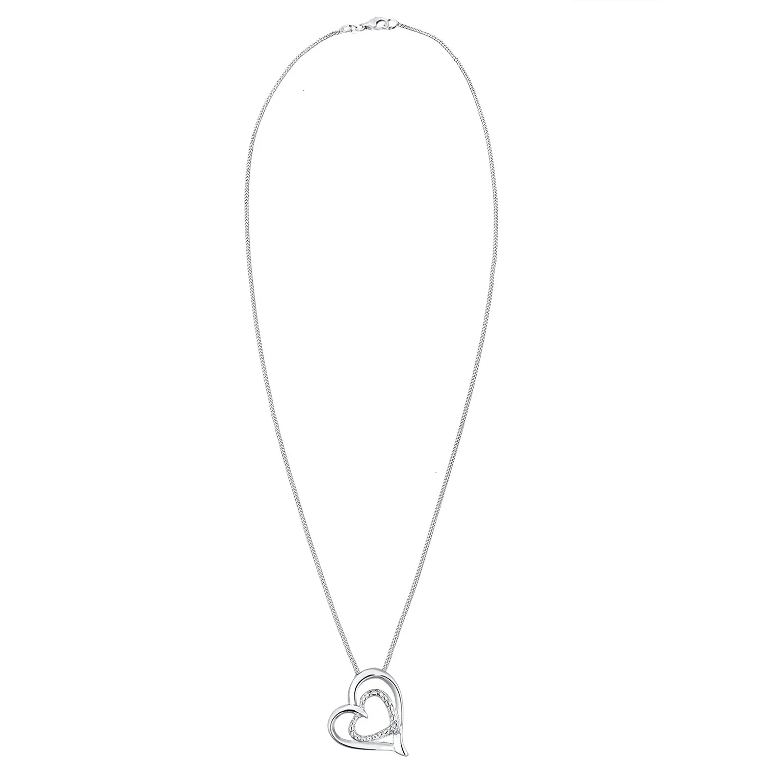 Elli 925 Sterling Silver Necklace with Diamond (0.015 ct) 2004-BF-0008289-001 - Image 3