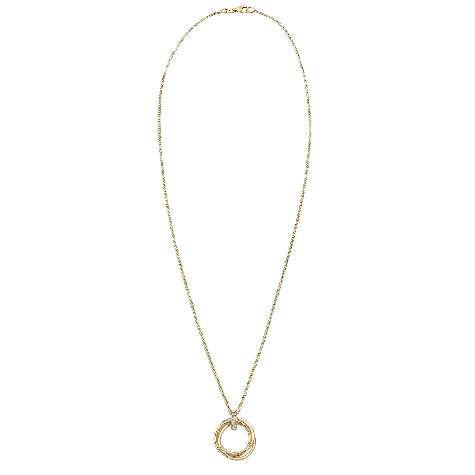 Elli 925 Sterling Silver Necklace with Diamond (0.025 ct) 2004-BF-0007641-001 - Image 2