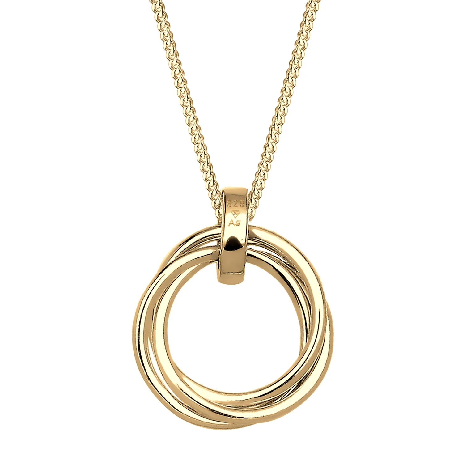 Elli 925 Sterling Silver Necklace with Diamond (0.025 ct) 2004-BF-0007641-001 - Image 3