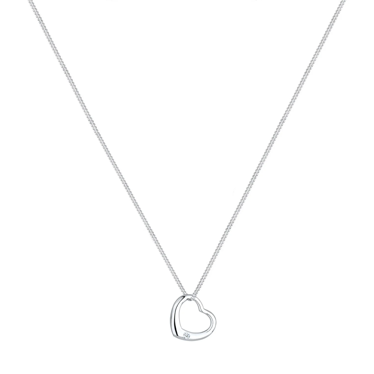 Elli 925 Sterling Silver Necklace with Diamond (0.03 ct) 2004-BF-0007553-001 - Image 2