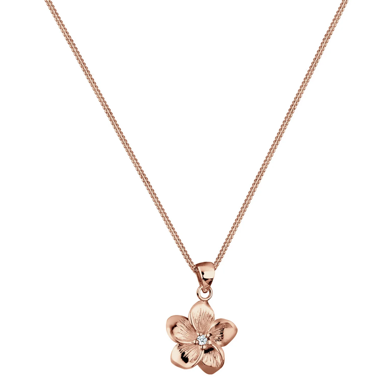 Elli 925 Sterling Silver Necklace with Diamond (0.03 ct) 2004-BF-0007564-001 - Image 2