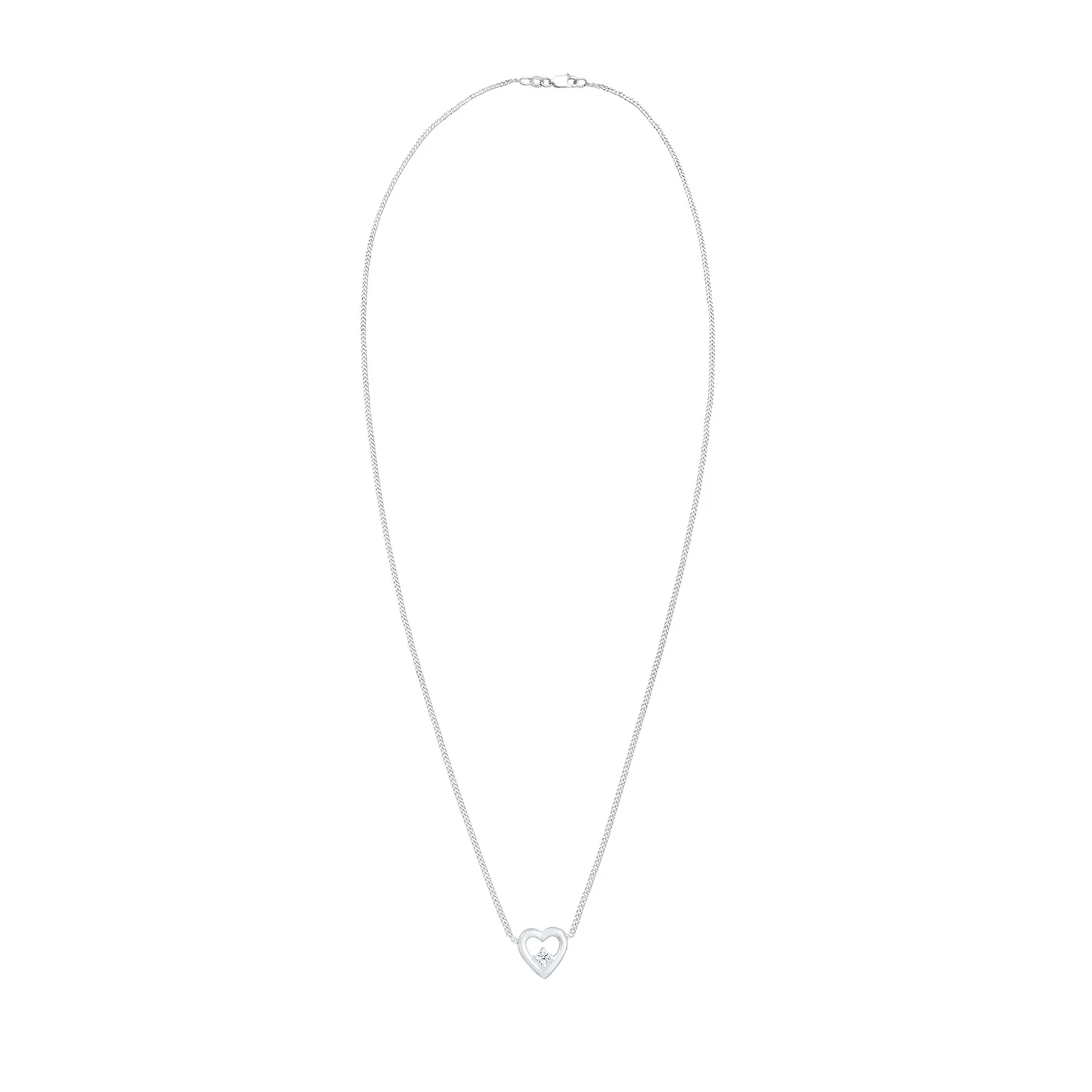 Elli 925 Sterling Silver Necklace with Diamond (0.03 ct) 2004-BF-0007592-001 - Image 3