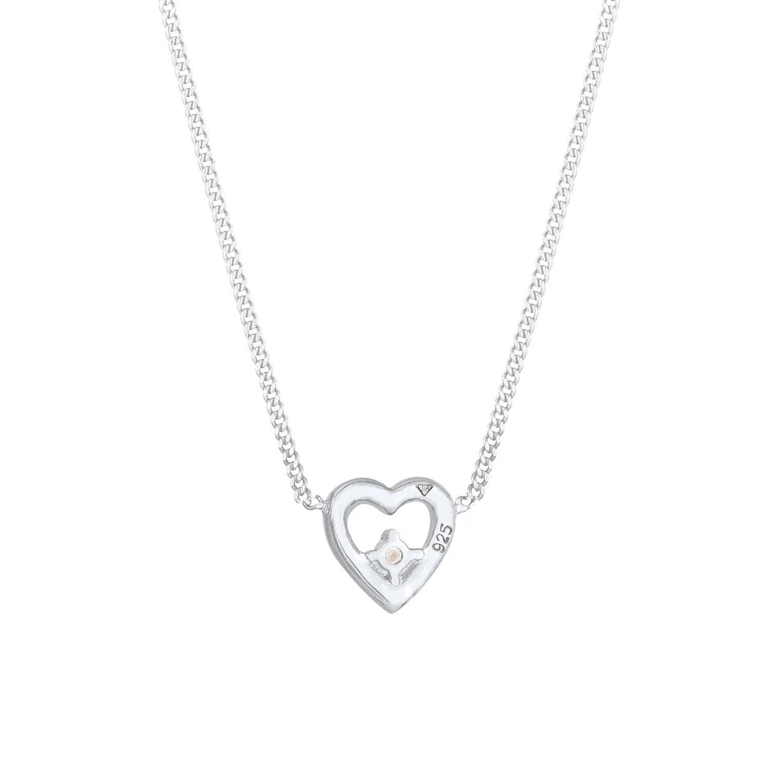 Elli 925 Sterling Silver Necklace with Diamond (0.03 ct) 2004-BF-0007592-001 - Image 4