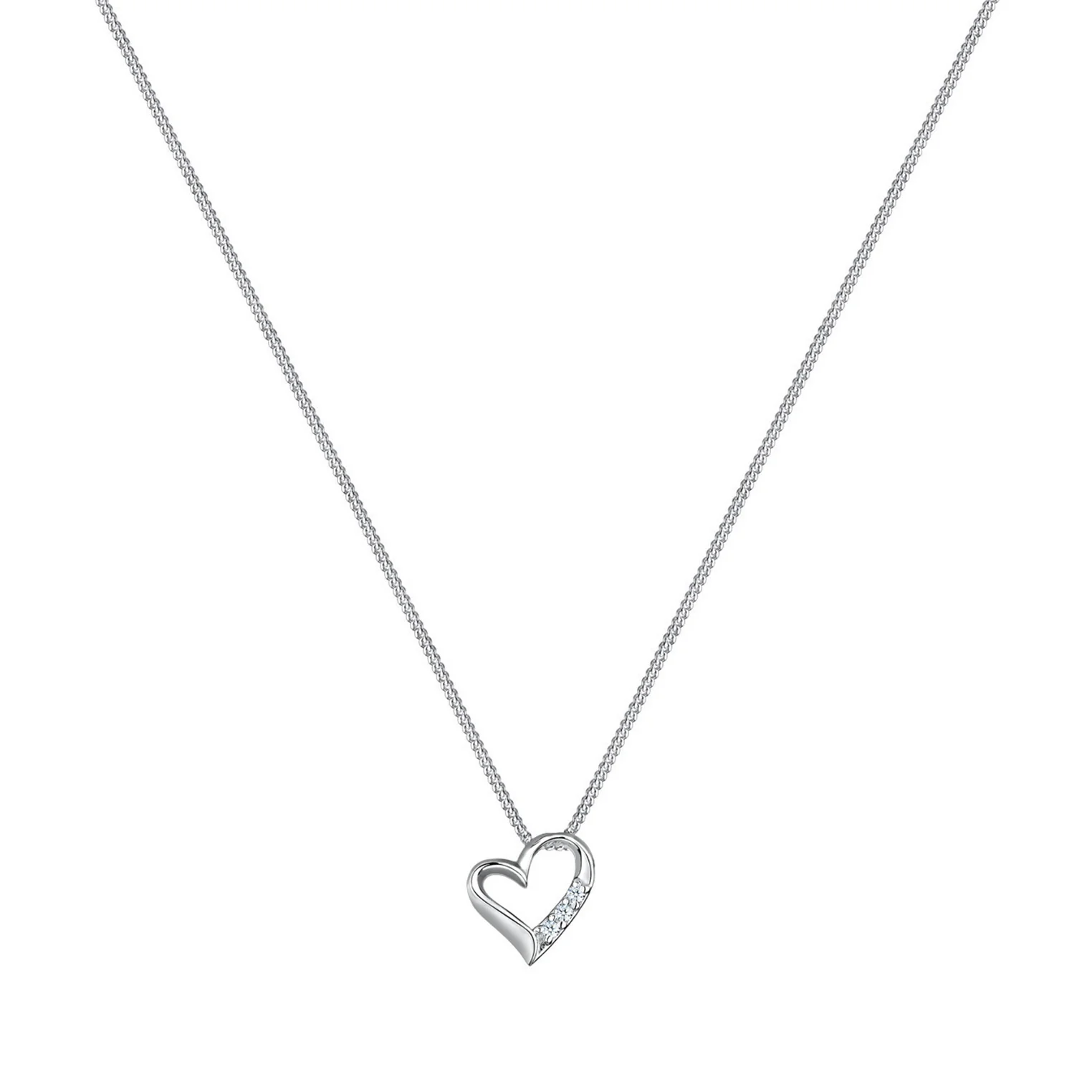 Elli 925 Sterling Silver Necklace with Diamond (0.045 ct) 2004-BF-0007552-001 - Image 2