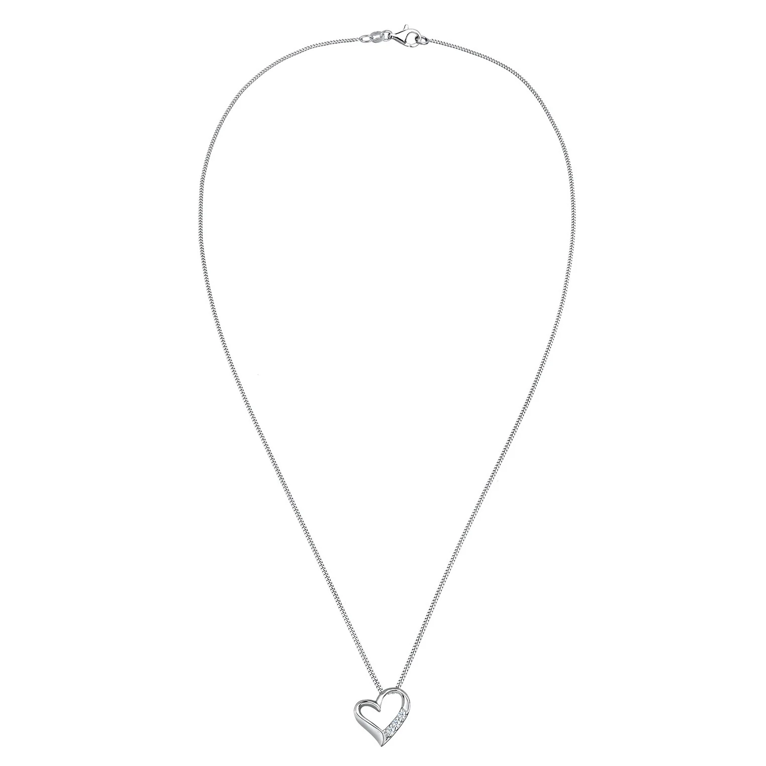 Elli 925 Sterling Silver Necklace with Diamond (0.045 ct) 2004-BF-0007552-001 - Image 3
