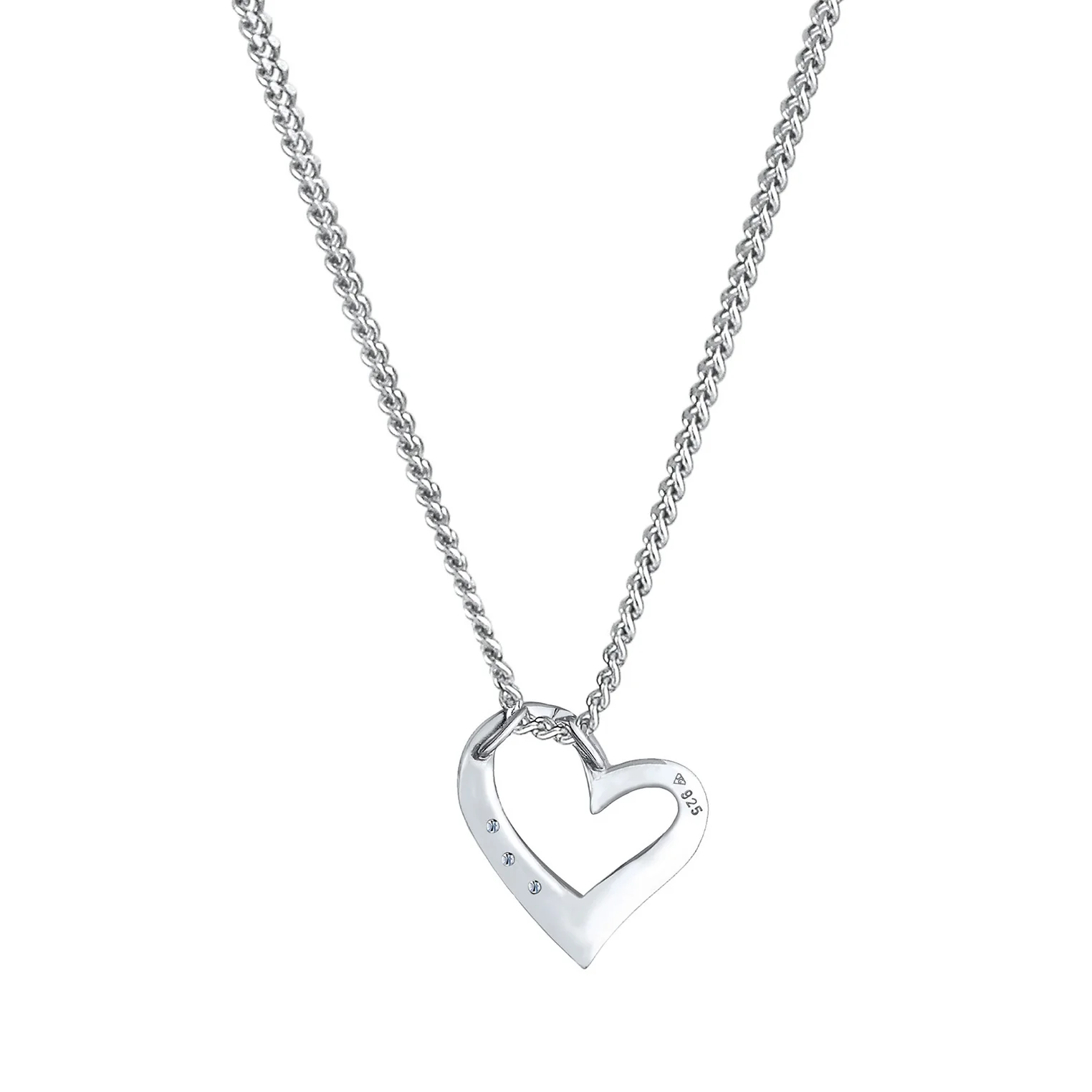 Elli 925 Sterling Silver Necklace with Diamond (0.045 ct) 2004-BF-0007552-001 - Image 4