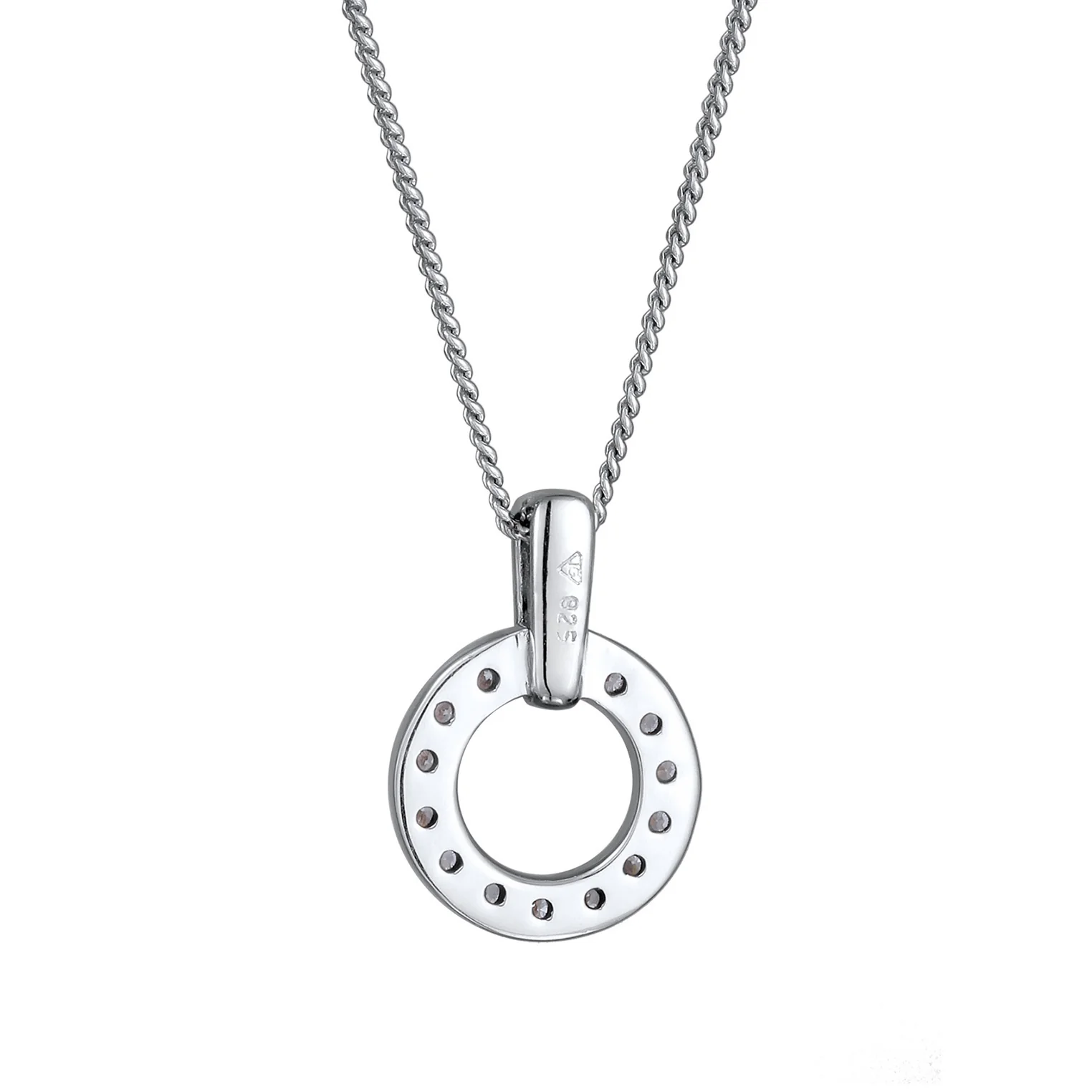 Elli 925 Sterling Silver Necklace with Diamond (0.052 ct) 2004-BF-0008243-001 - Image 3