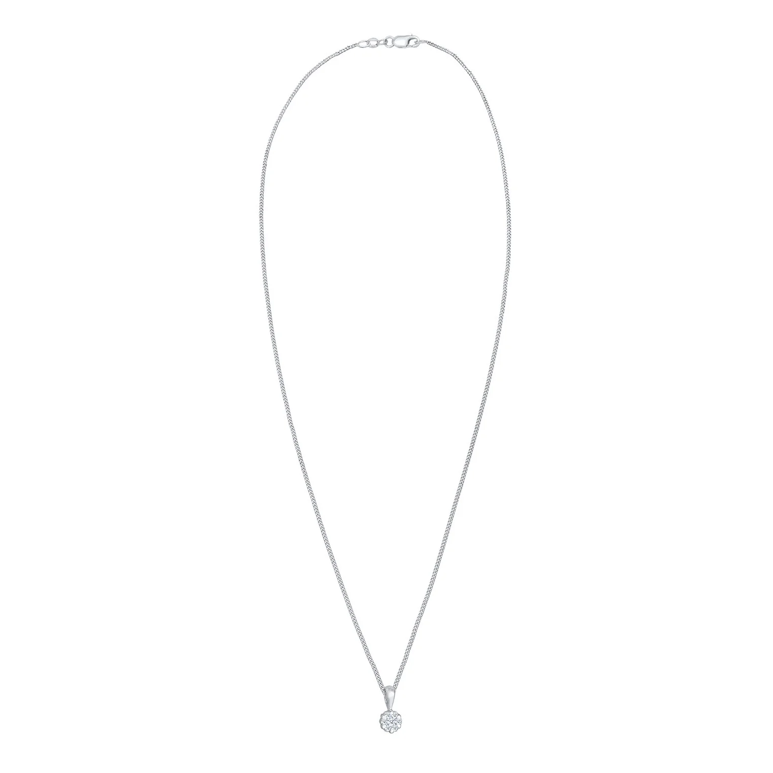Elli 925 Sterling Silver Necklace with Diamond (0.12 ct) 2004-BF-0007597-001 - Image 3