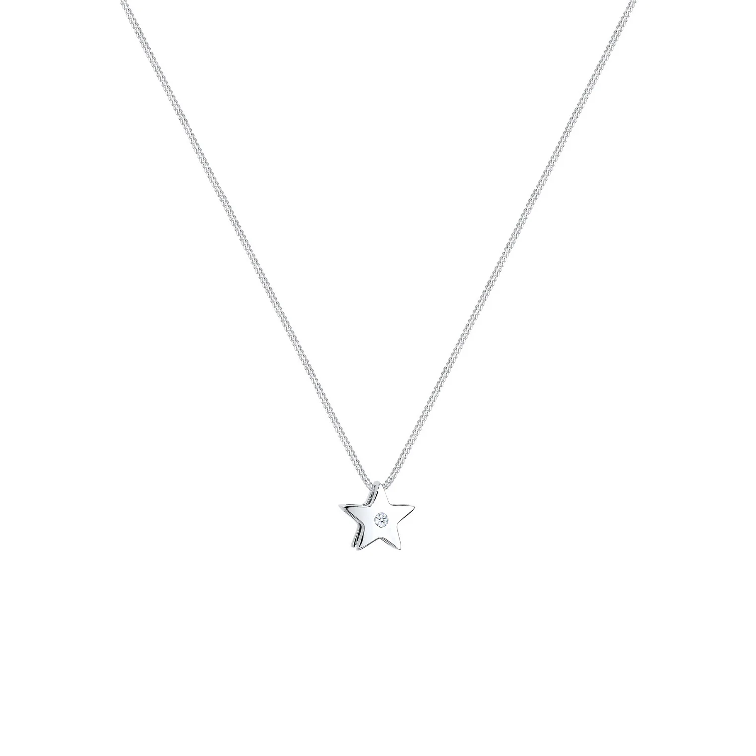 Elli 925 Sterling Silver Necklace with Diamond 2004-BF-0007689-001 - Image 2