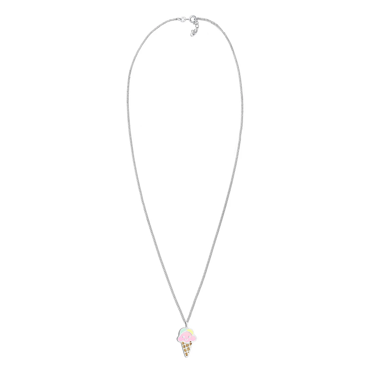 Elli 925 Sterling Silver Necklace with Enamel 2004-BF-0007824-001 - Image 3
