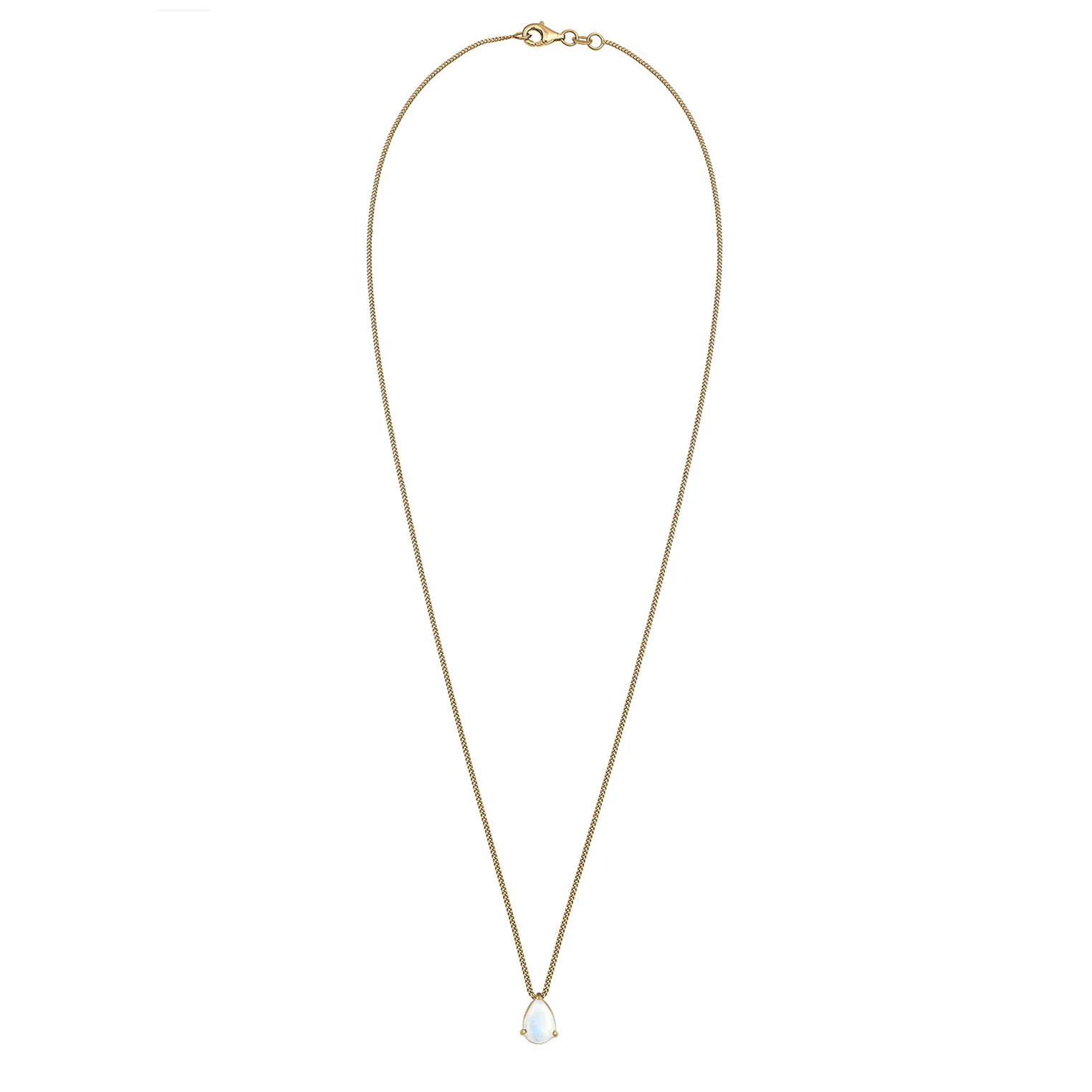 Elli 925 Sterling Silver Necklace with Moonstone 2004-BF-0007694-002 - Image 3