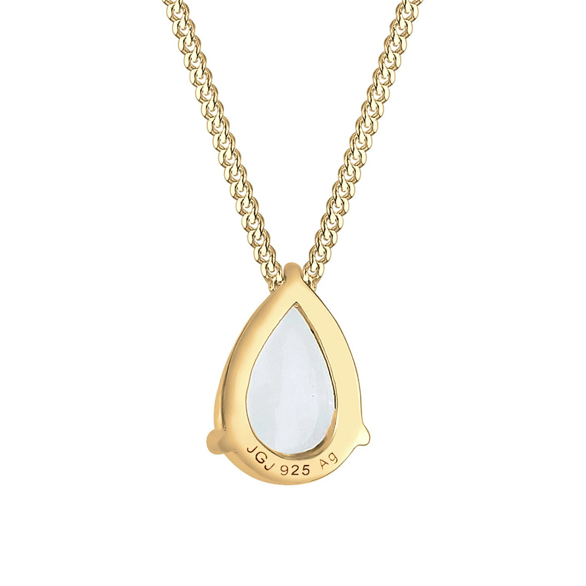 Elli 925 Sterling Silver Necklace with Moonstone 2004-BF-0007694-002 - Image 4