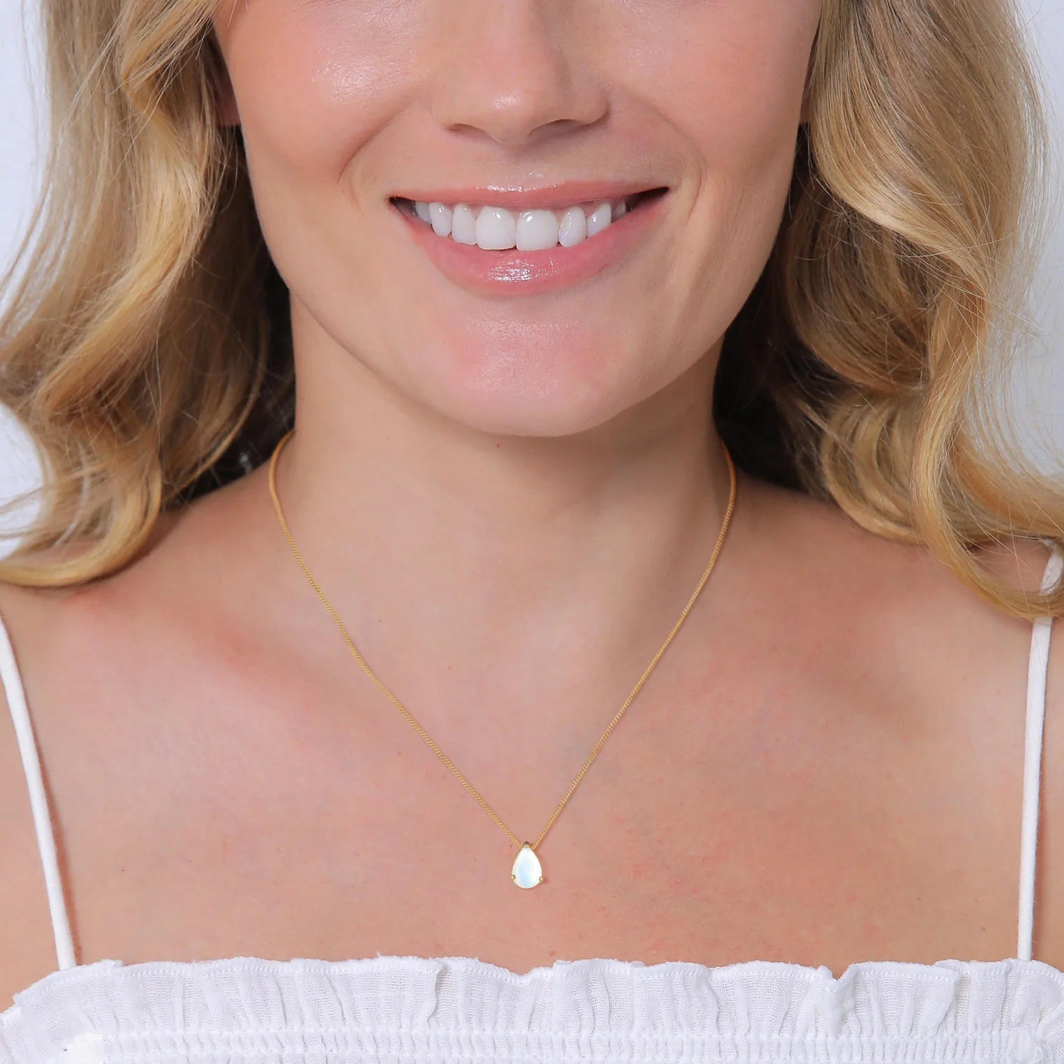 Elli 925 Sterling Silver Necklace with Moonstone 2004-BF-0007694-002 - Image 6