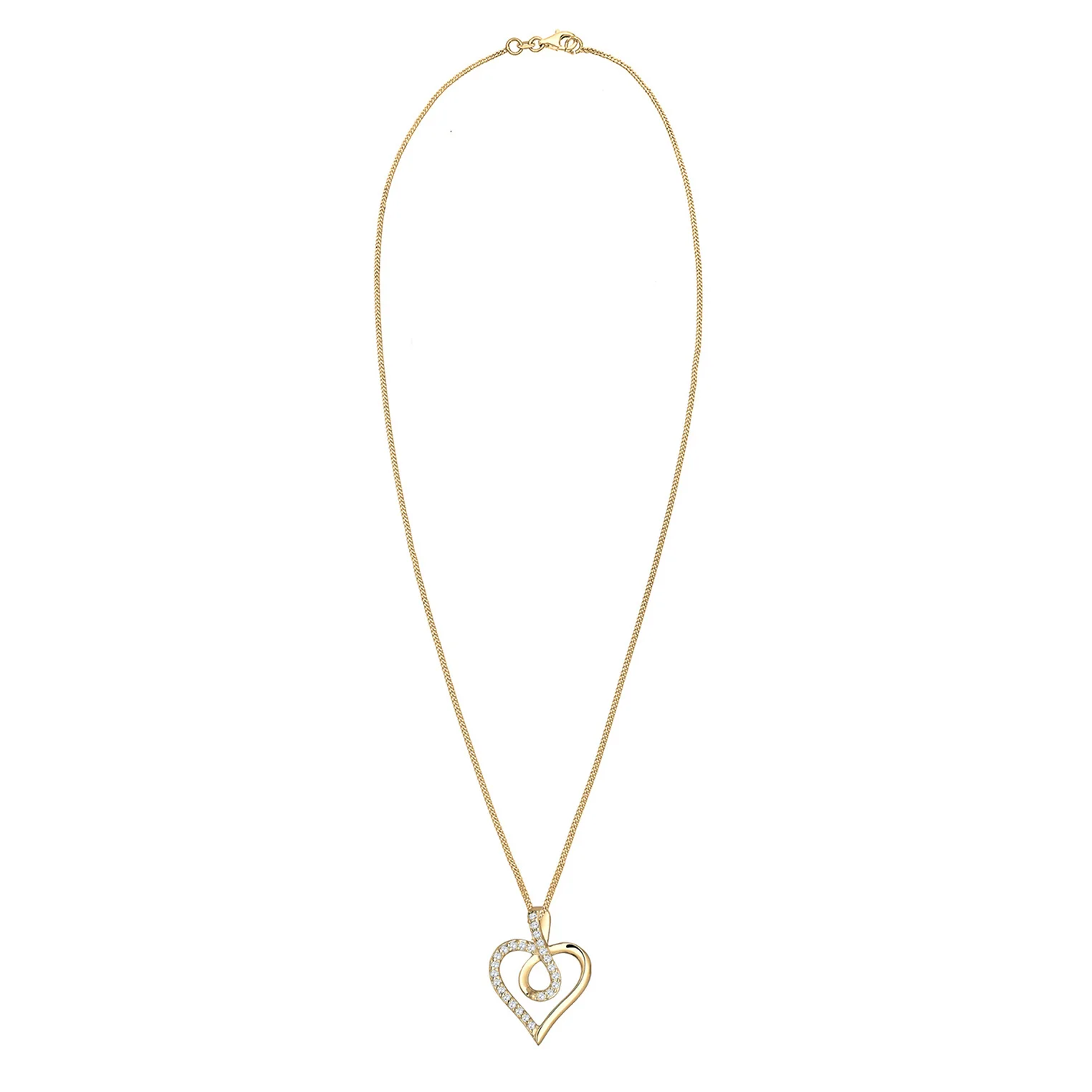 Elli 925 Sterling Silver Necklace with Zirconia 2004-BF-0007654-001 - Image 3