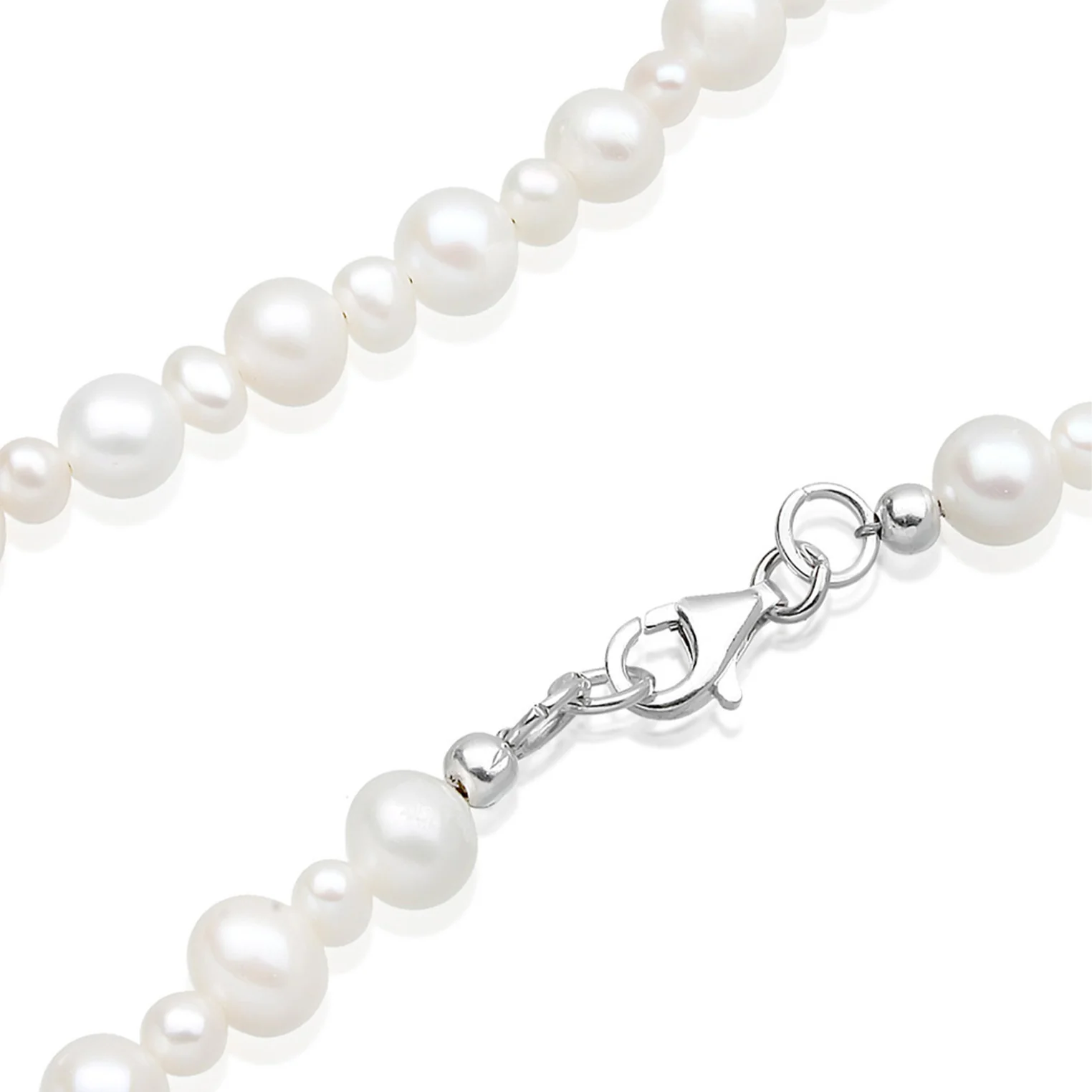 Elli 925 Sterling Silver Pearl Necklace 2004-BF-0007237-001 - Image 3