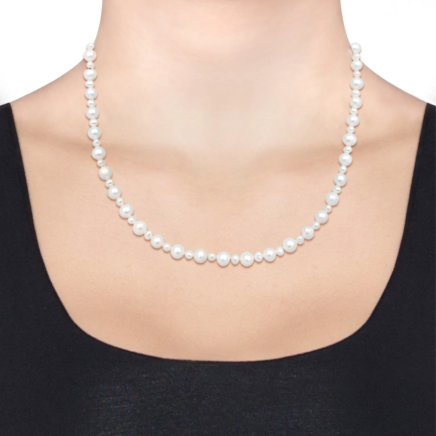 Elli 925 Sterling Silver Pearl Necklace 2004-BF-0007237-001 - Image 4