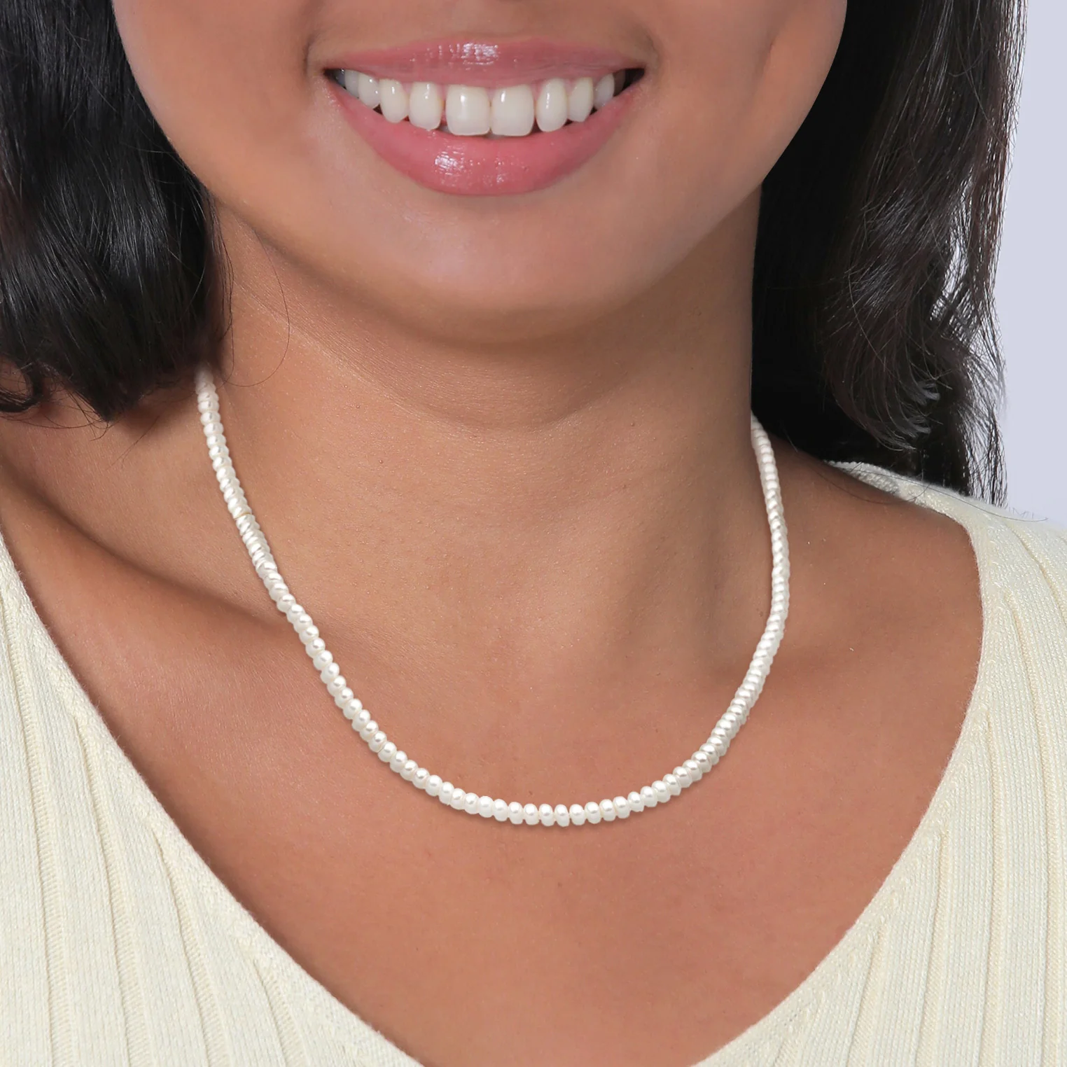 Elli 925 Sterling Silver Pearl Necklace 2004-BF-0008098-001 - Image 3