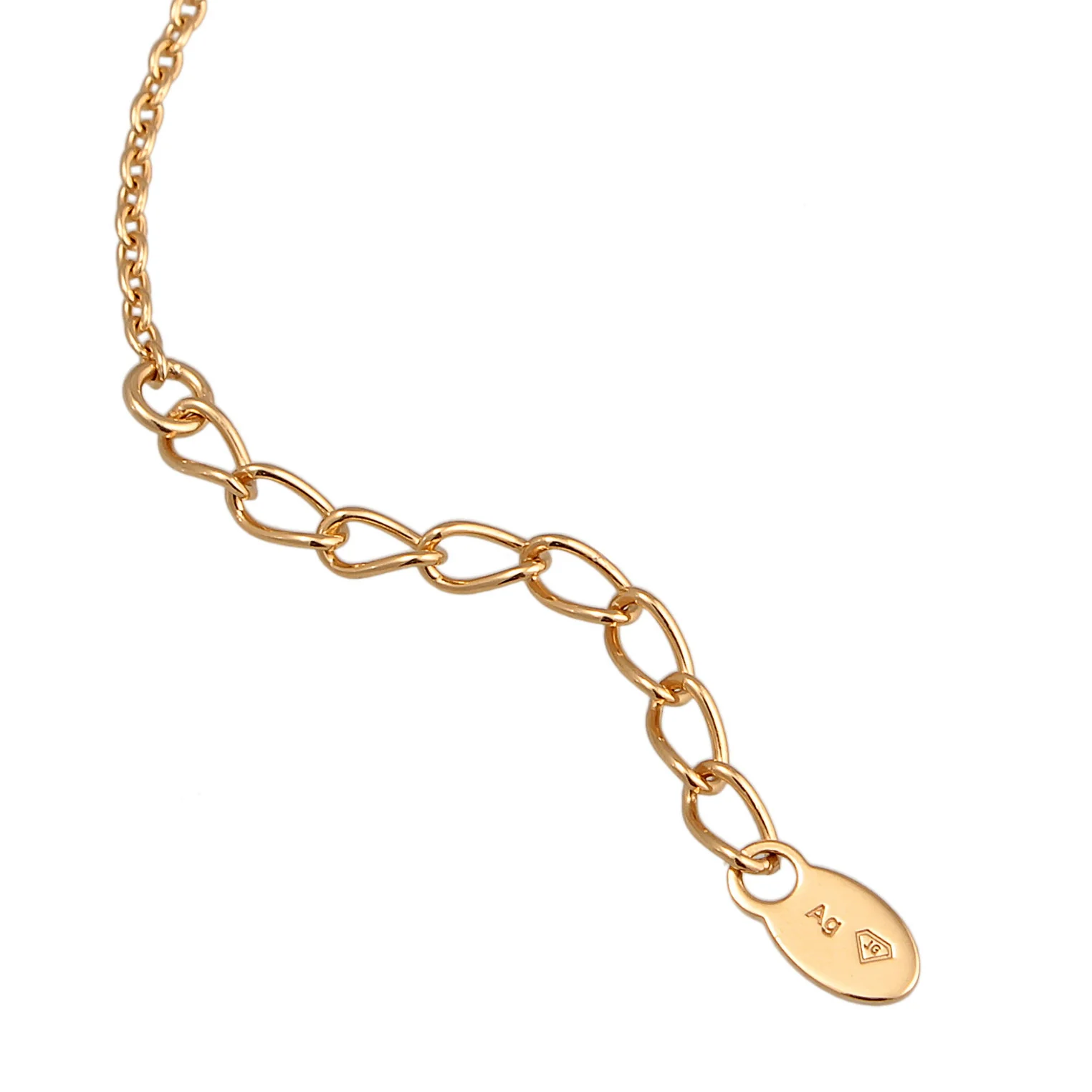 Elli 925 Sterling Silver Pearl Necklace Gold plated 2004-BF-0008241-001 - Image 3