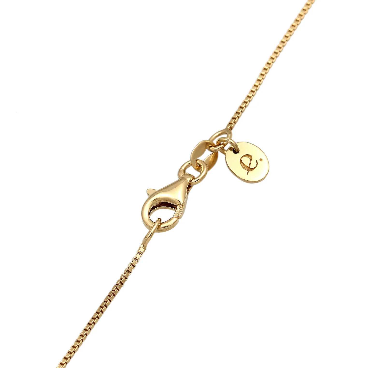 Elli 925 Sterling Silver Pearl Necklace Gold plated with Zirconia 2004-BF-0007961-001 - Image 4
